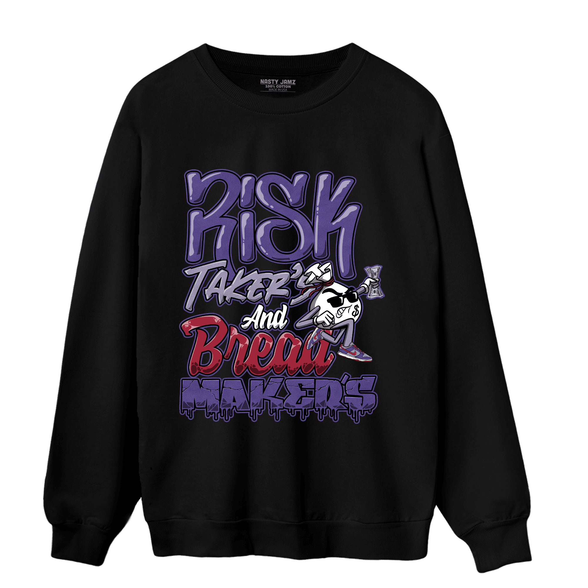 Dunk Low Plum Sweatshirt Match Making Our Bread - NastyJamz