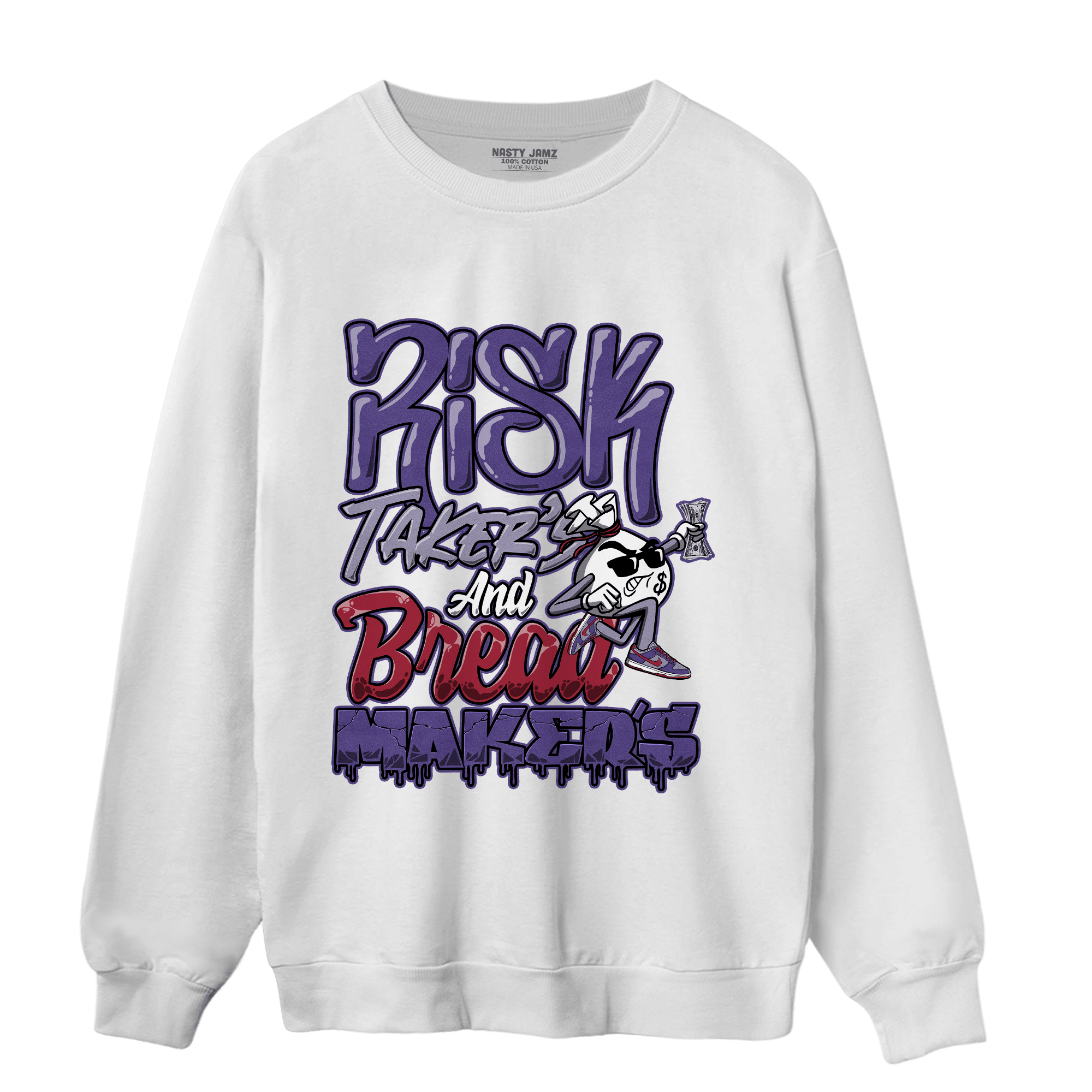 Dunk Low Plum Sweatshirt Match Making Our Bread - NastyJamz