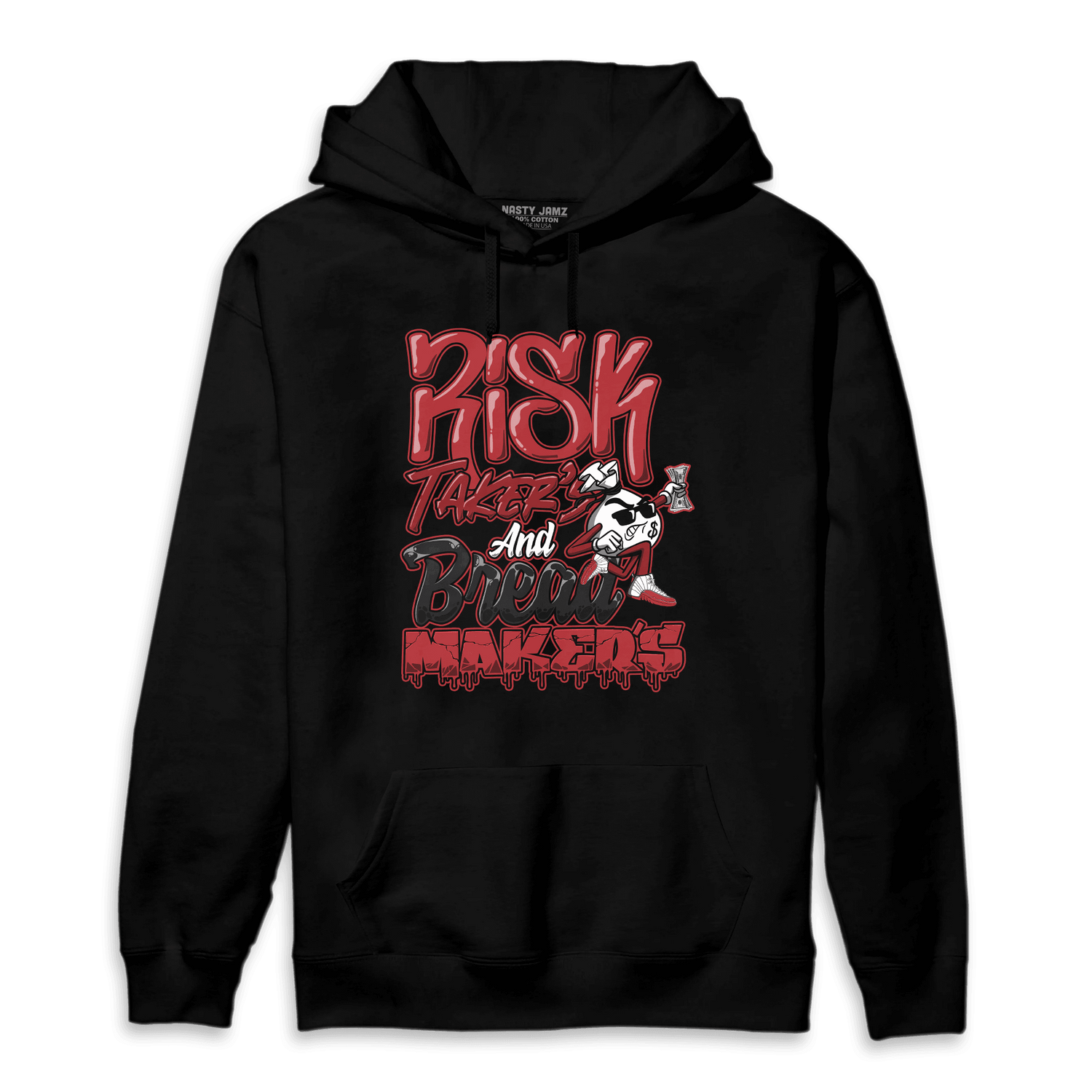 Cherry 12s Hoodie Match Making Our Bread - NastyJamz