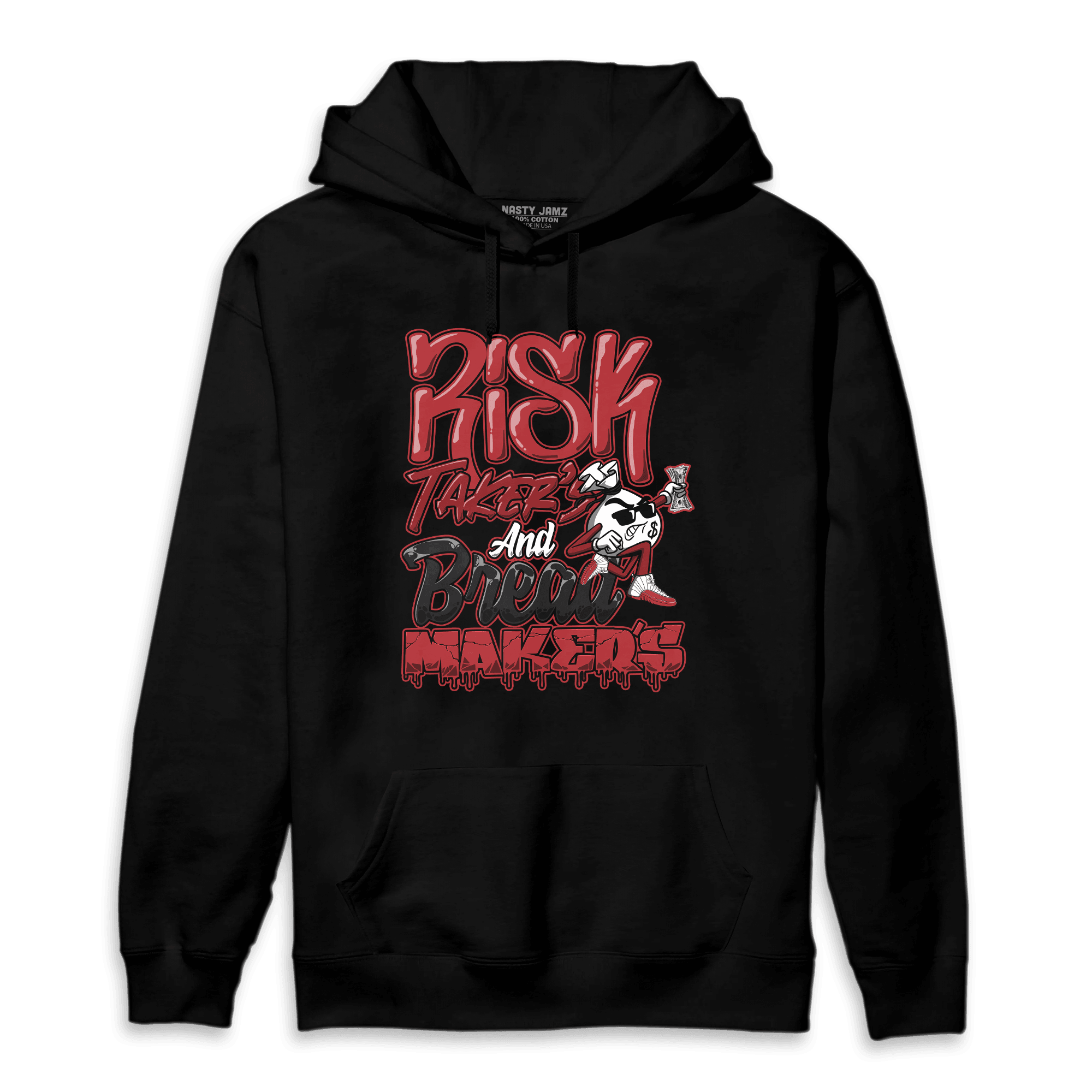 Cherry 12s Hoodie Match Making Our Bread - NastyJamz