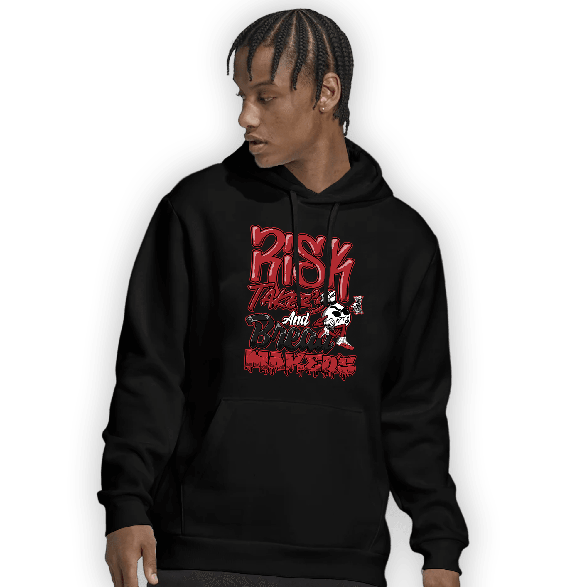 Cherry 12s Hoodie Match Making Our Bread - NastyJamz