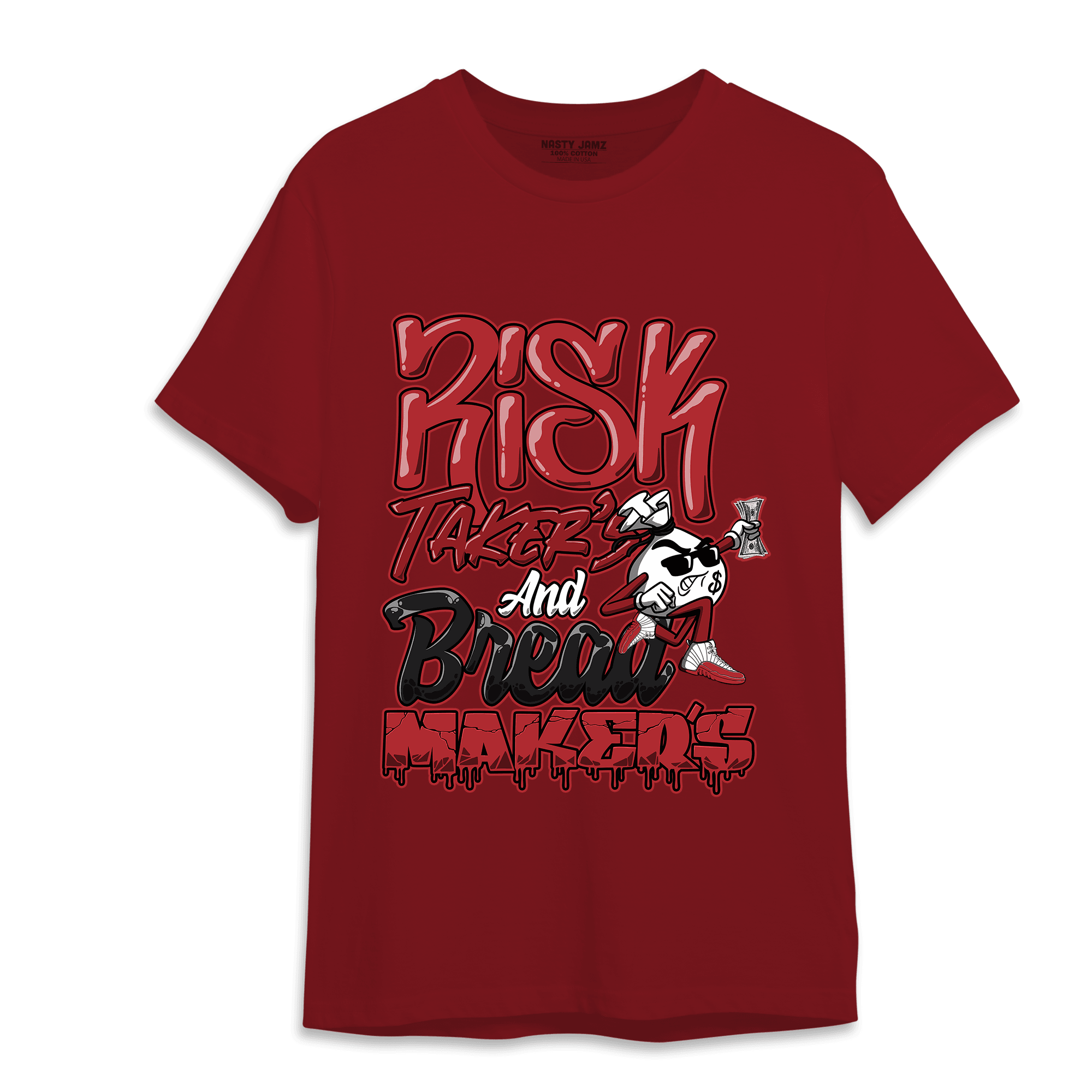 Cherry 12s T Shirt Match Making Our Bread - NastyJamz