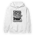 Retro High OG Black White 1s Hoodie Match Making Our Bread - NastyJamz