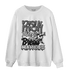 Retro High OG Black White 1s Sweatshirt Match Making Our Bread - NastyJamz