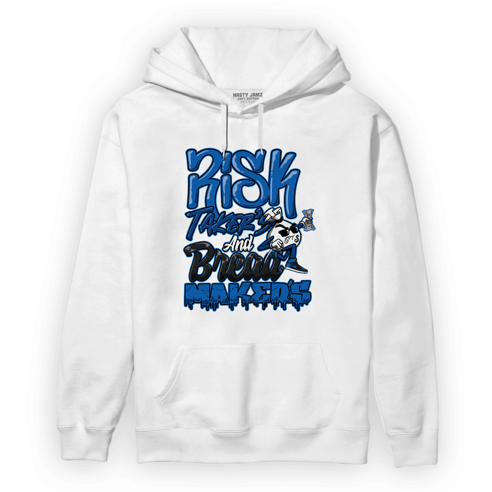 Royal Reimagined 1s Hoodie Match Making Our Bread - NastyJamz