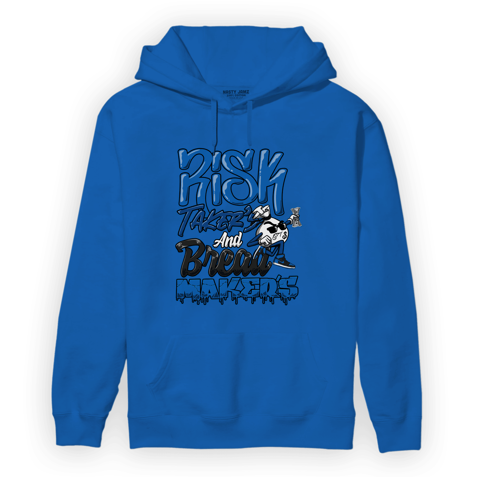 Royal Reimagined 1s Hoodie Match Making Our Bread - NastyJamz