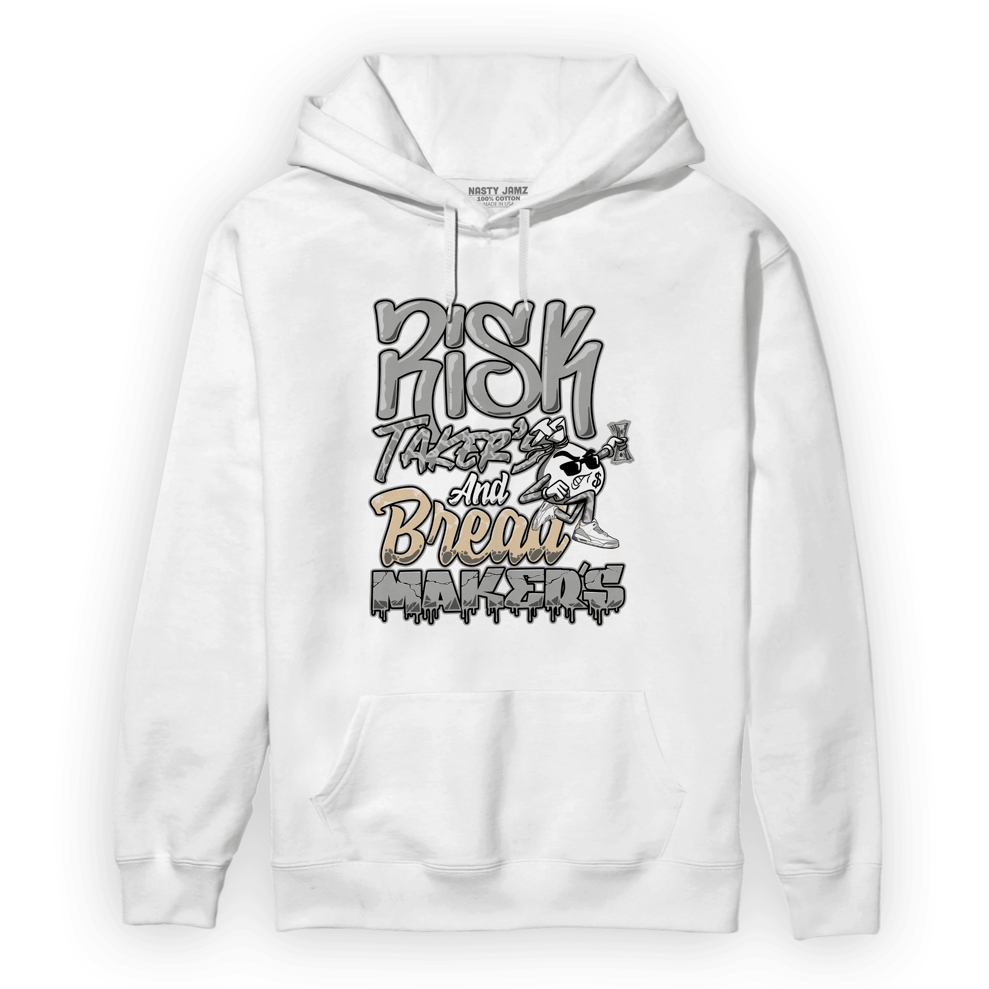 Craft Ivory 3s Hoodie Match Making Our Bread - NastyJamz