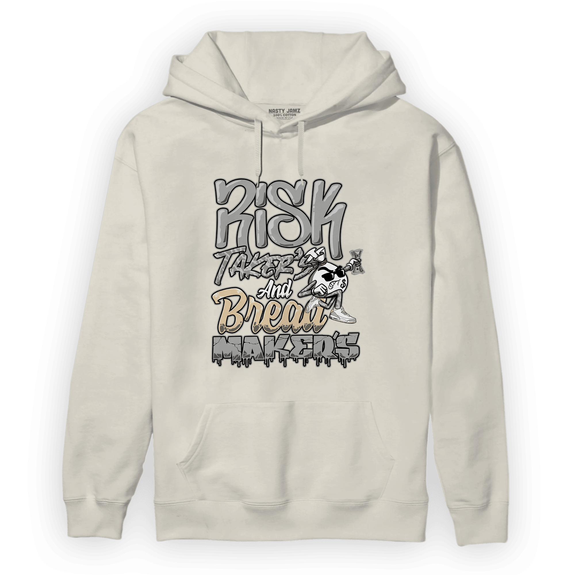 Craft Ivory 3s Hoodie Match Making Our Bread - NastyJamz