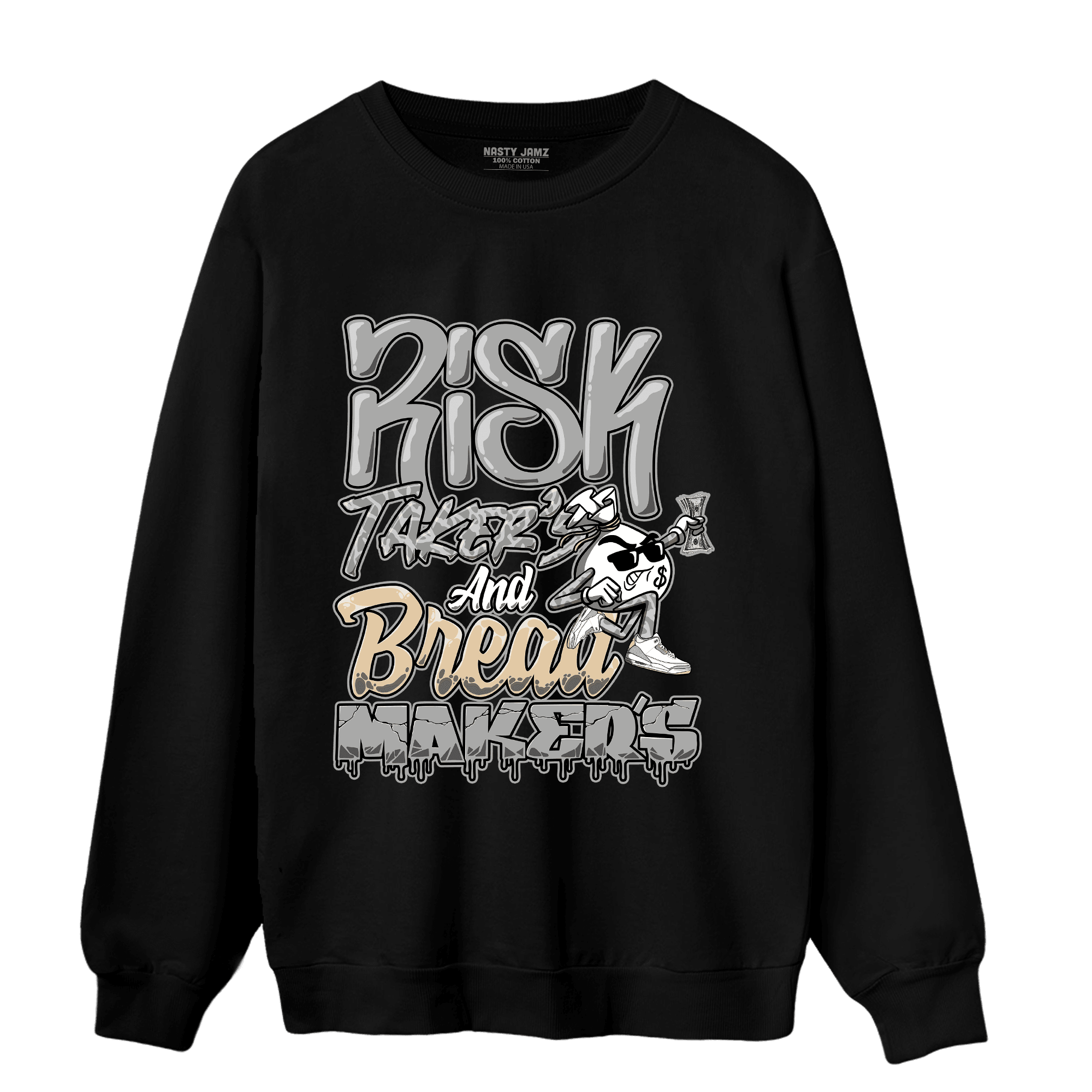 Craft Ivory 3s Sweatshirt Match Making Our Bread - NastyJamz