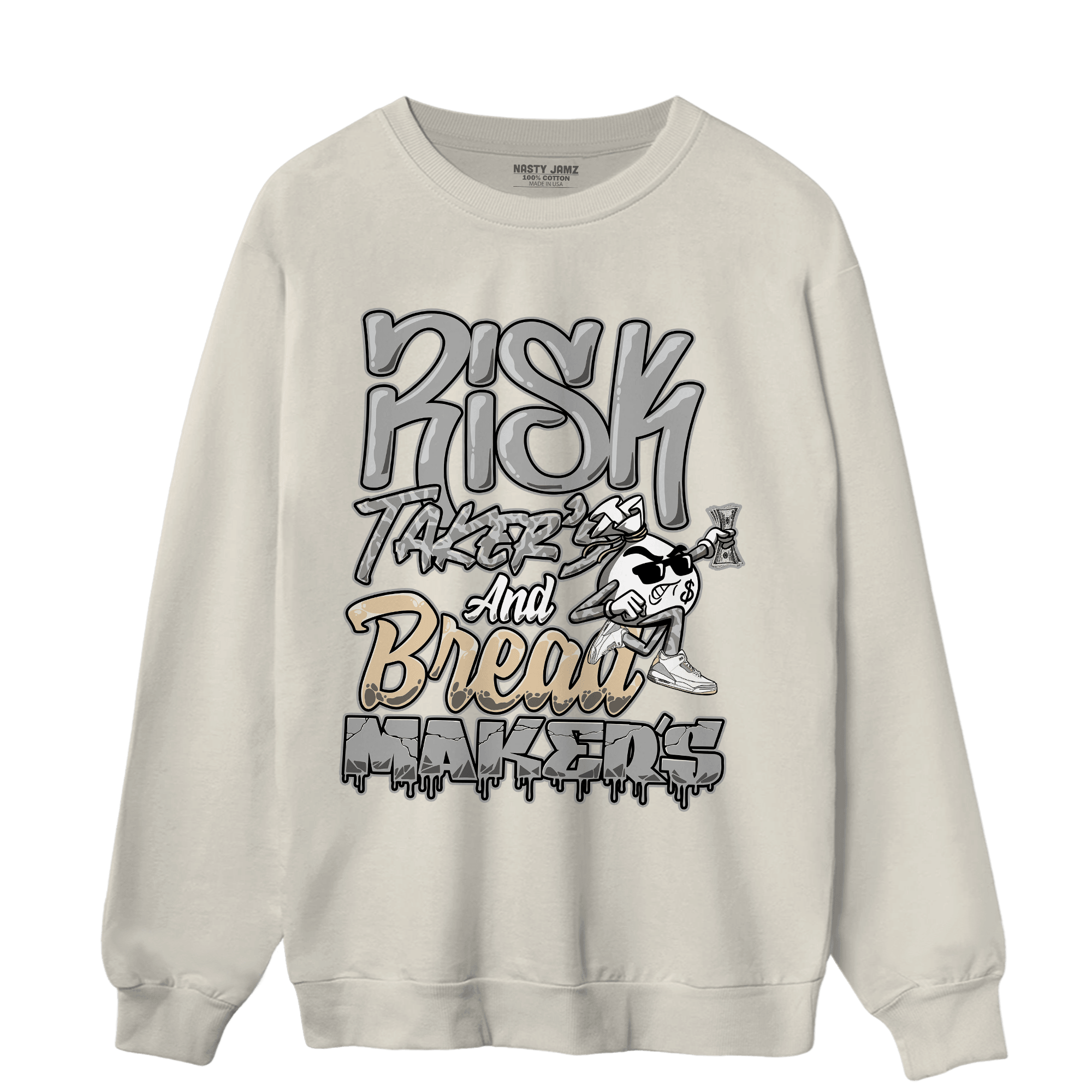 Craft Ivory 3s Sweatshirt Match Making Our Bread - NastyJamz
