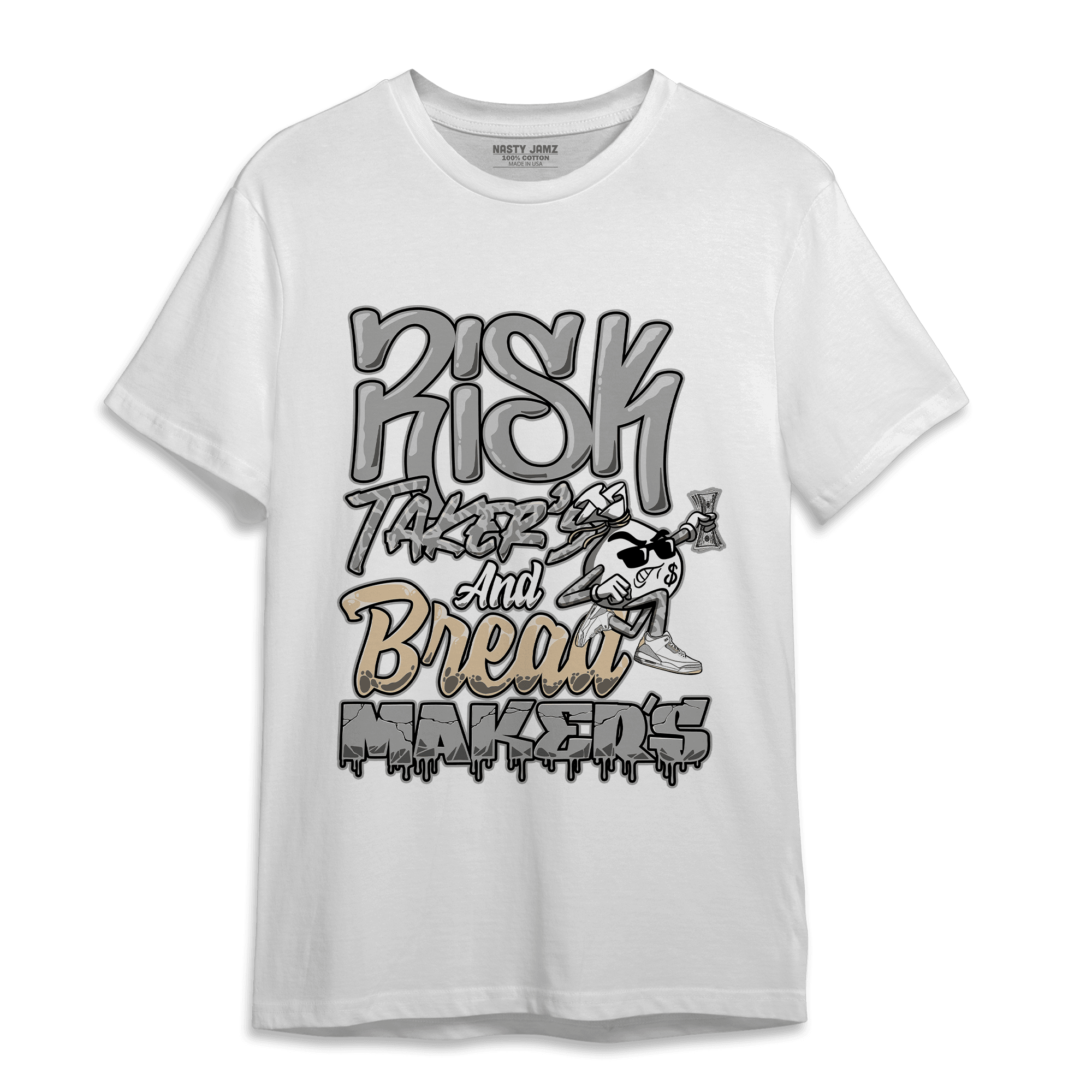 Craft Ivory 3s T Shirt Match Making Our Bread - NastyJamz