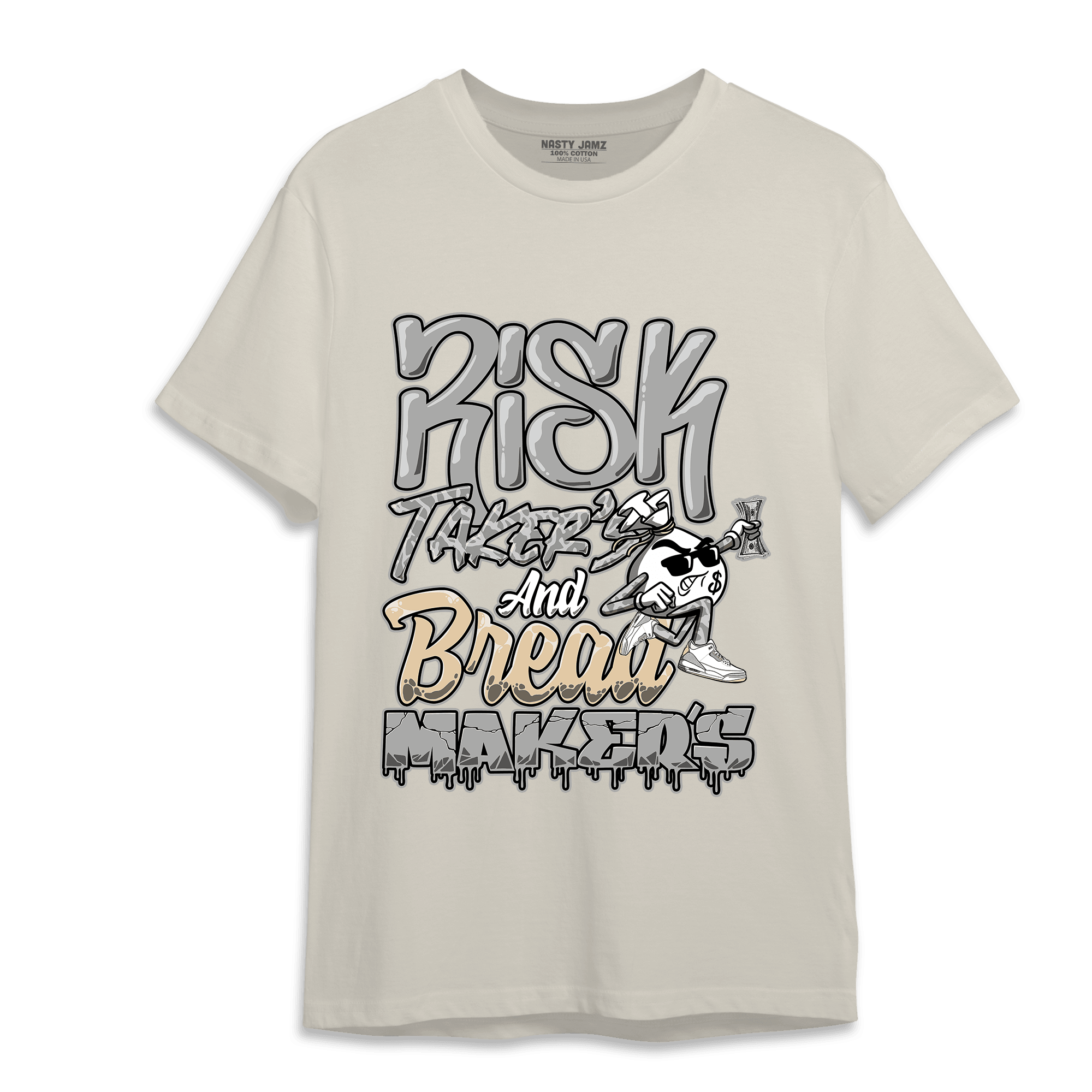 Craft Ivory 3s T Shirt Match Making Our Bread - NastyJamz