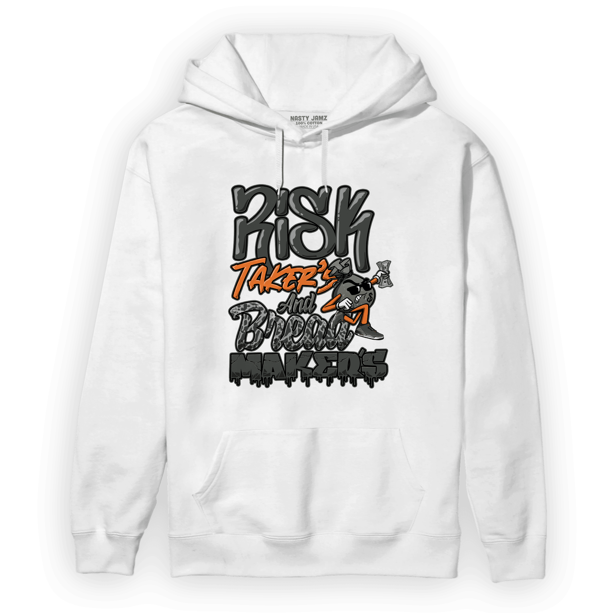 Fear Pack 3s Hoodie Match Making Our Bread - NastyJamz