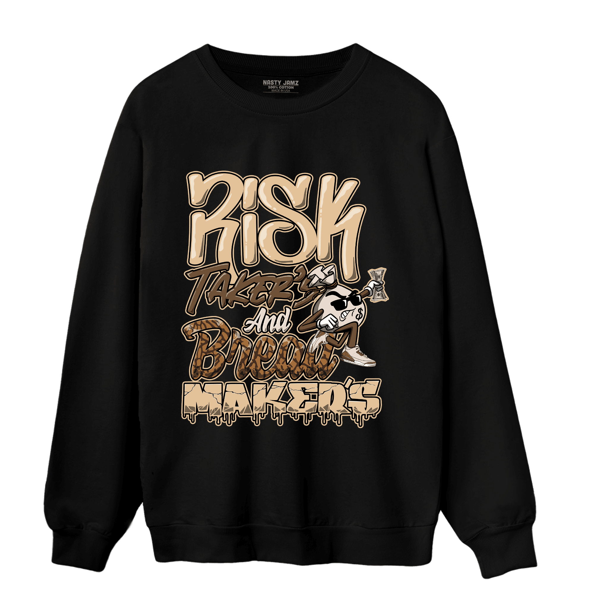 Palomino 3s Sweatshirt Match Making Our Bread - NastyJamz