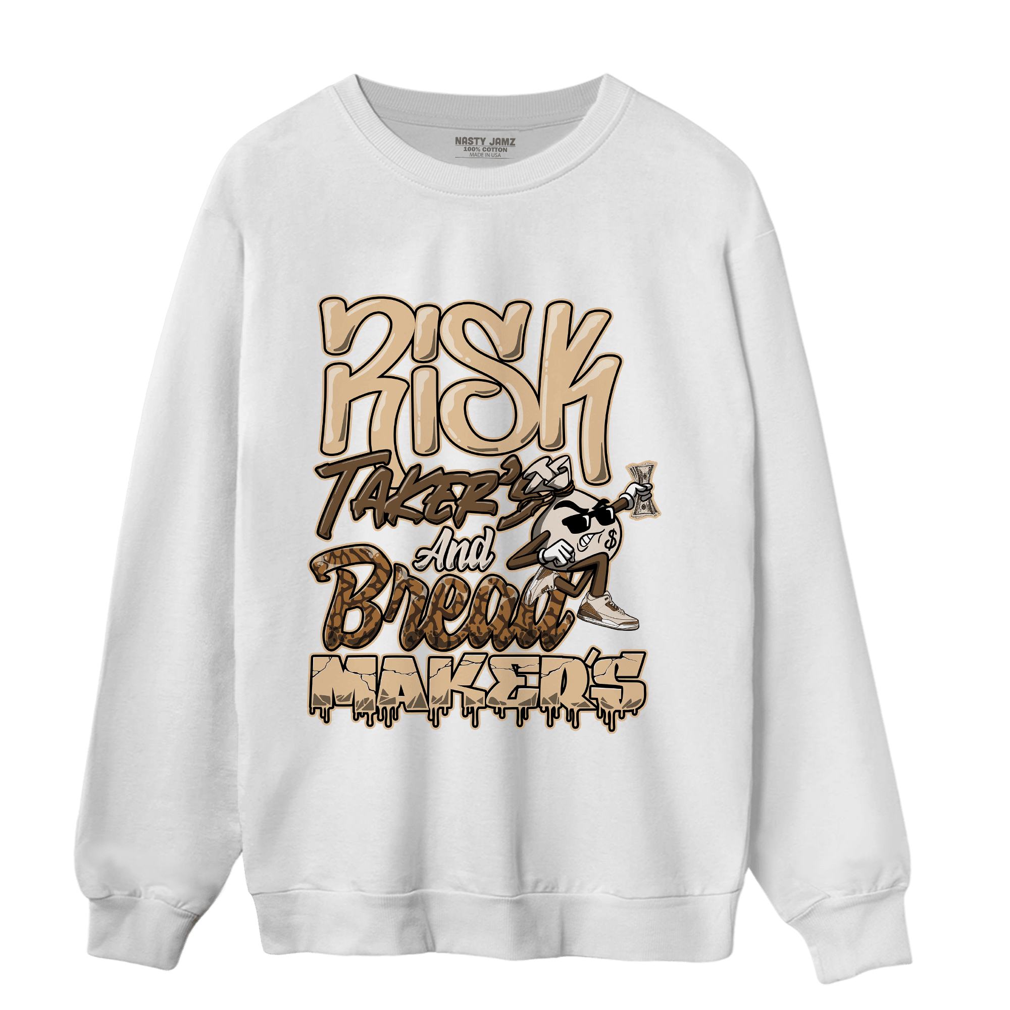 Palomino 3s Sweatshirt Match Making Our Bread - NastyJamz
