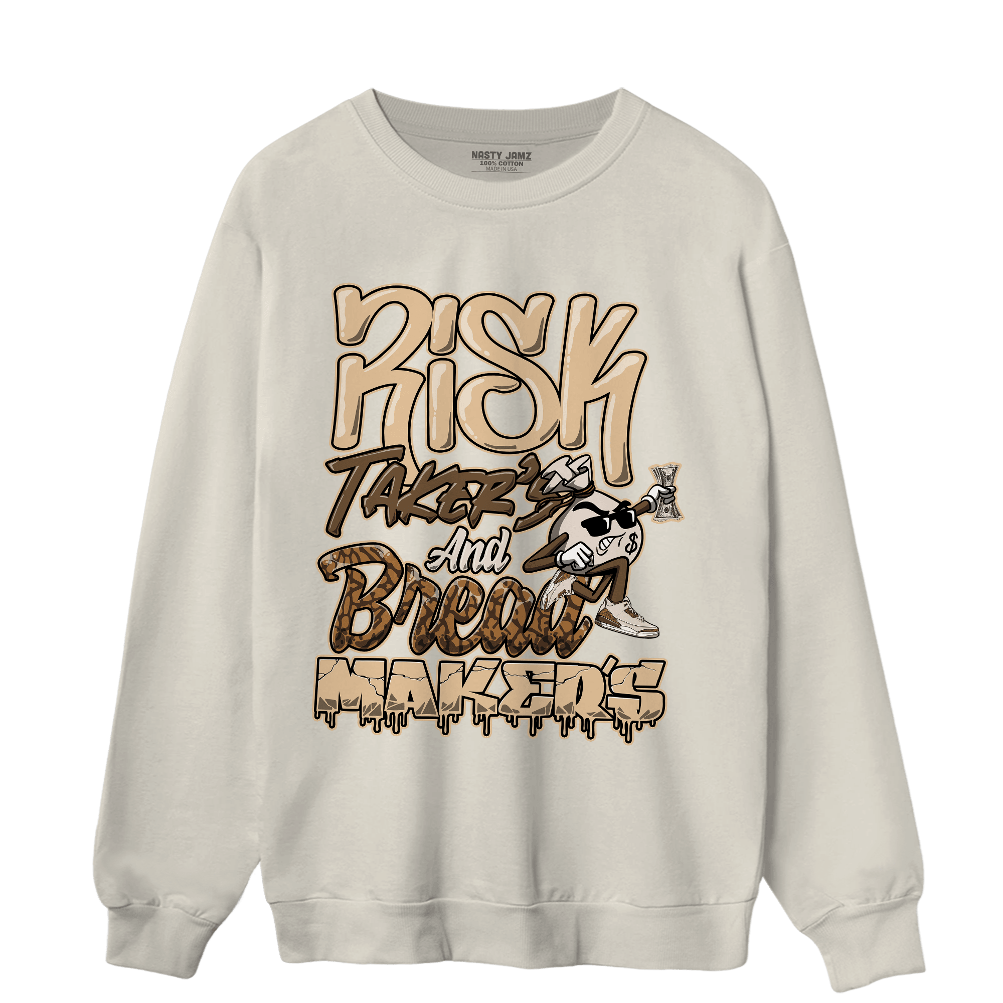 Palomino 3s Sweatshirt Match Making Our Bread - NastyJamz