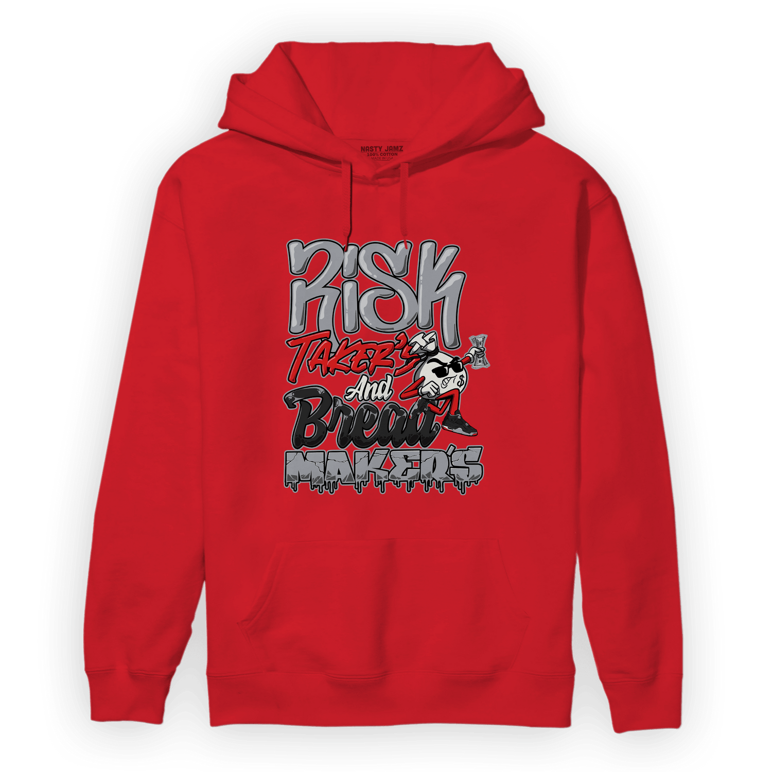 Bred Reimagined 4s Hoodie Match Making Our Bread - NastyJamz