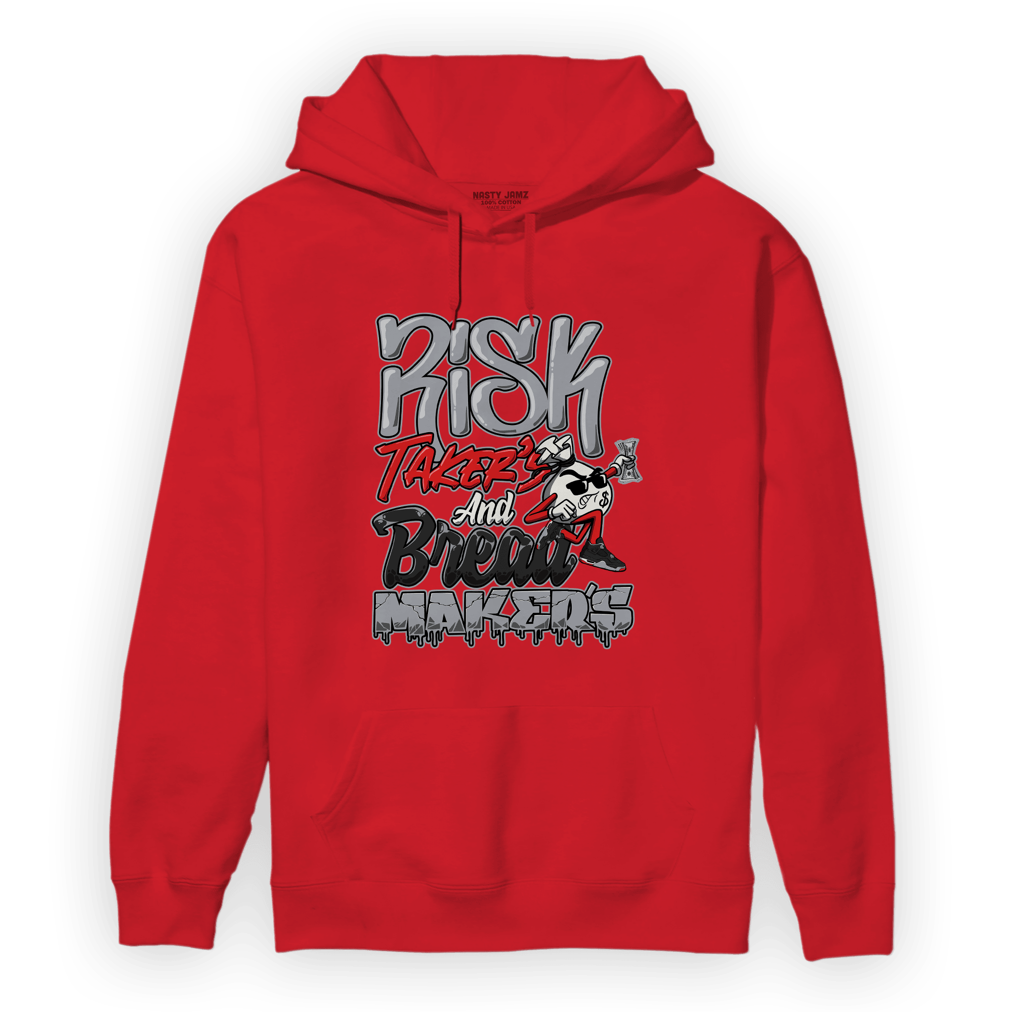 Bred Reimagined 4s Hoodie Match Making Our Bread - NastyJamz
