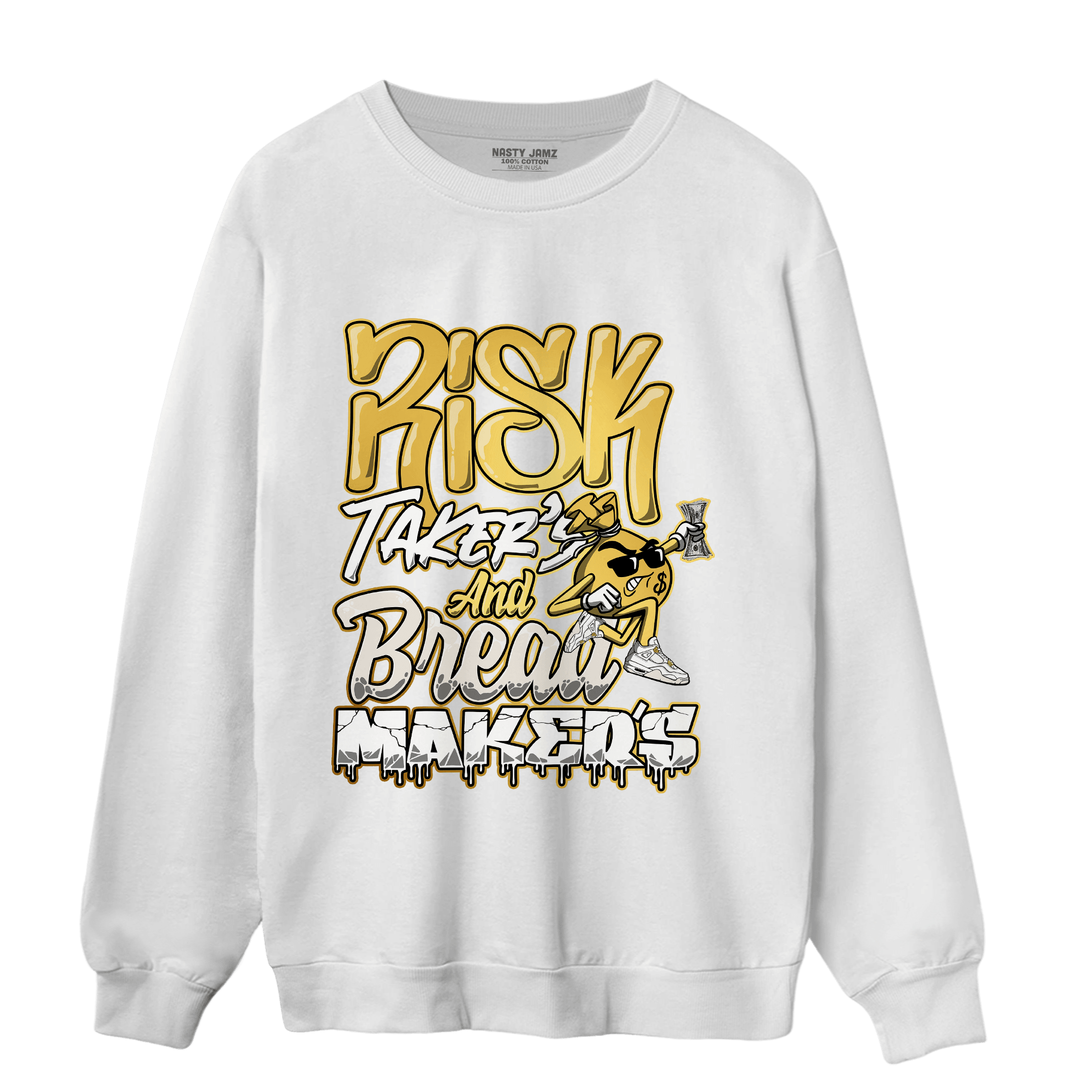 Sail 4s Sweatshirt Match Making Our Bread - NastyJamz