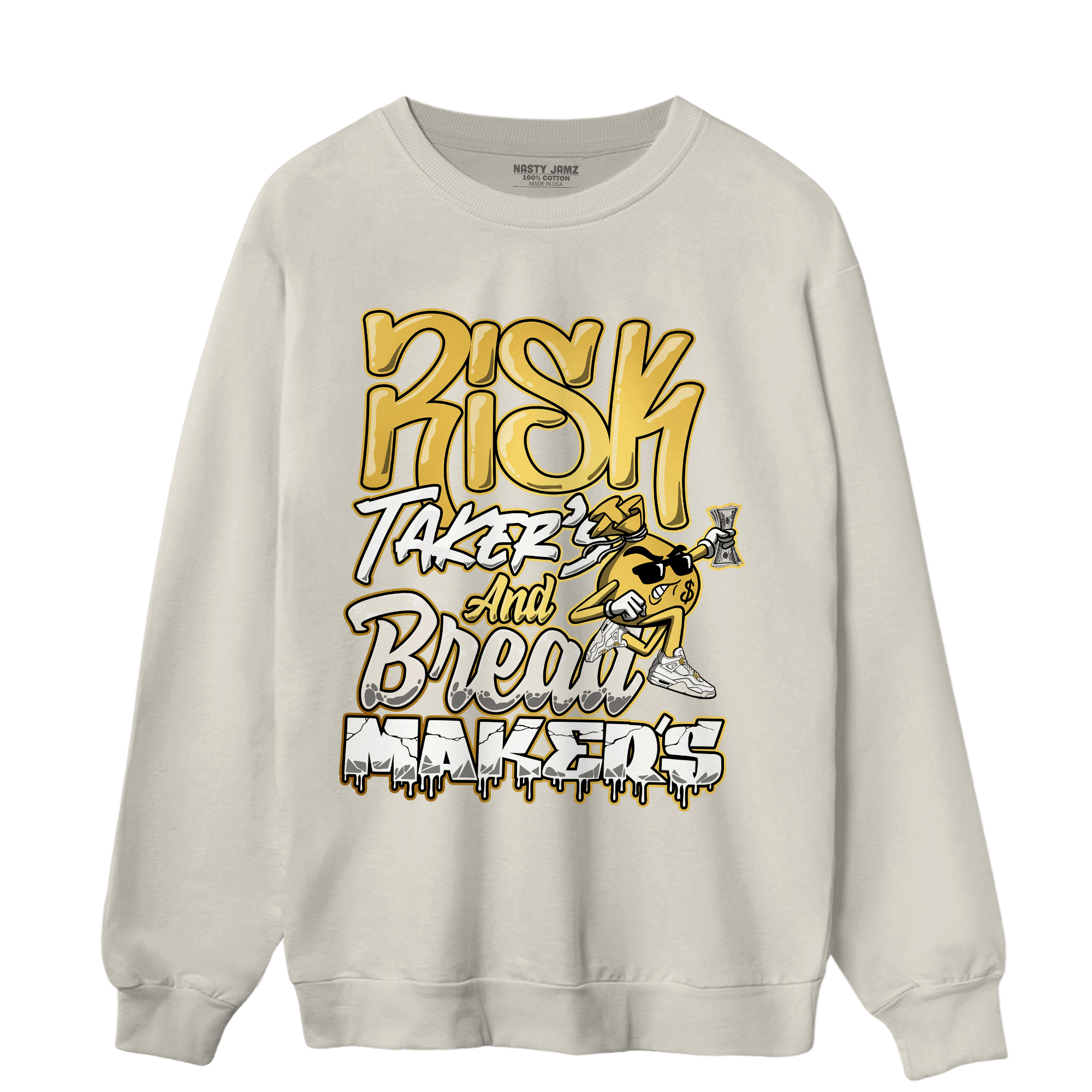 Sail 4s Sweatshirt Match Making Our Bread - NastyJamz