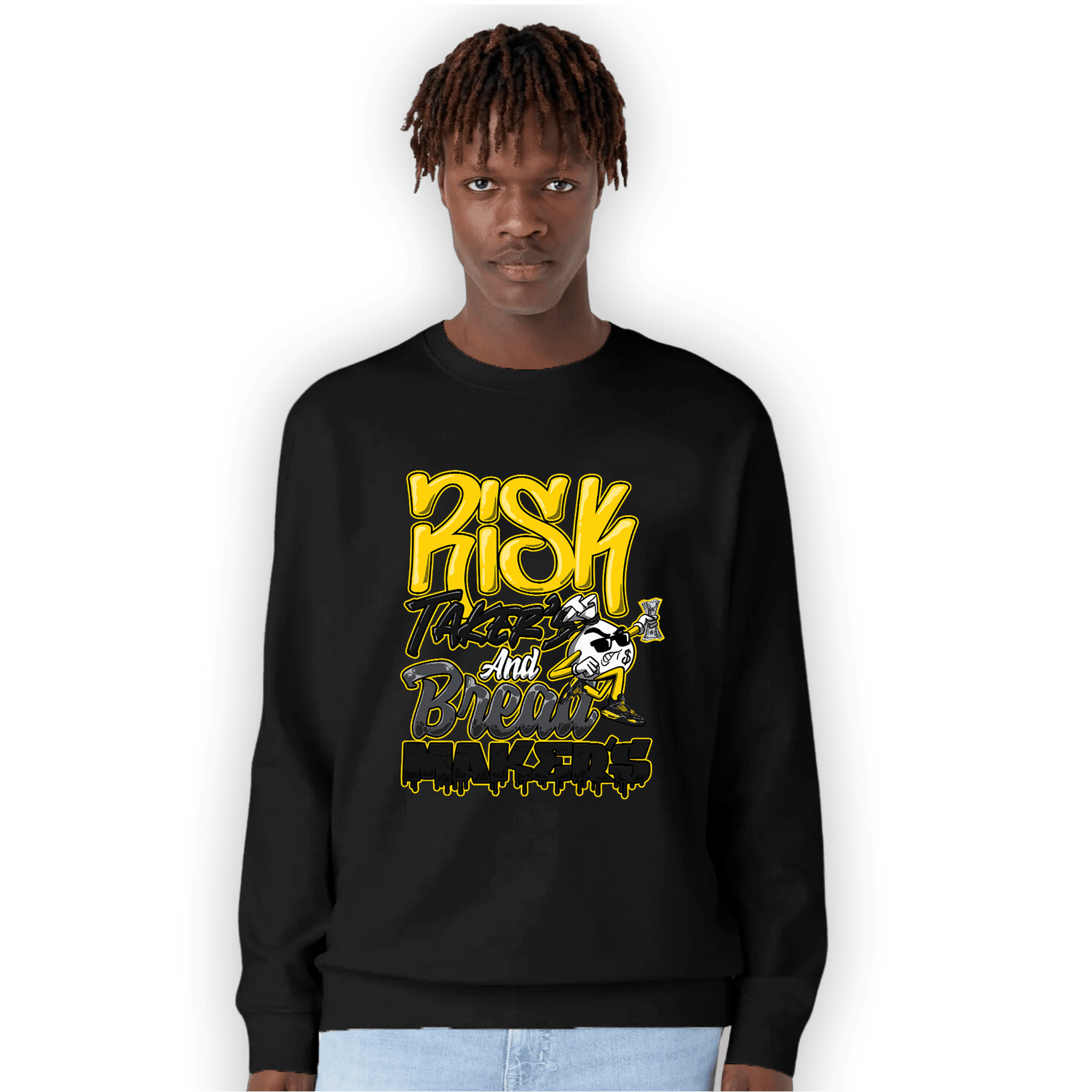 Thunder 4s Sweatshirt Match Making Our Bread - NastyJamz