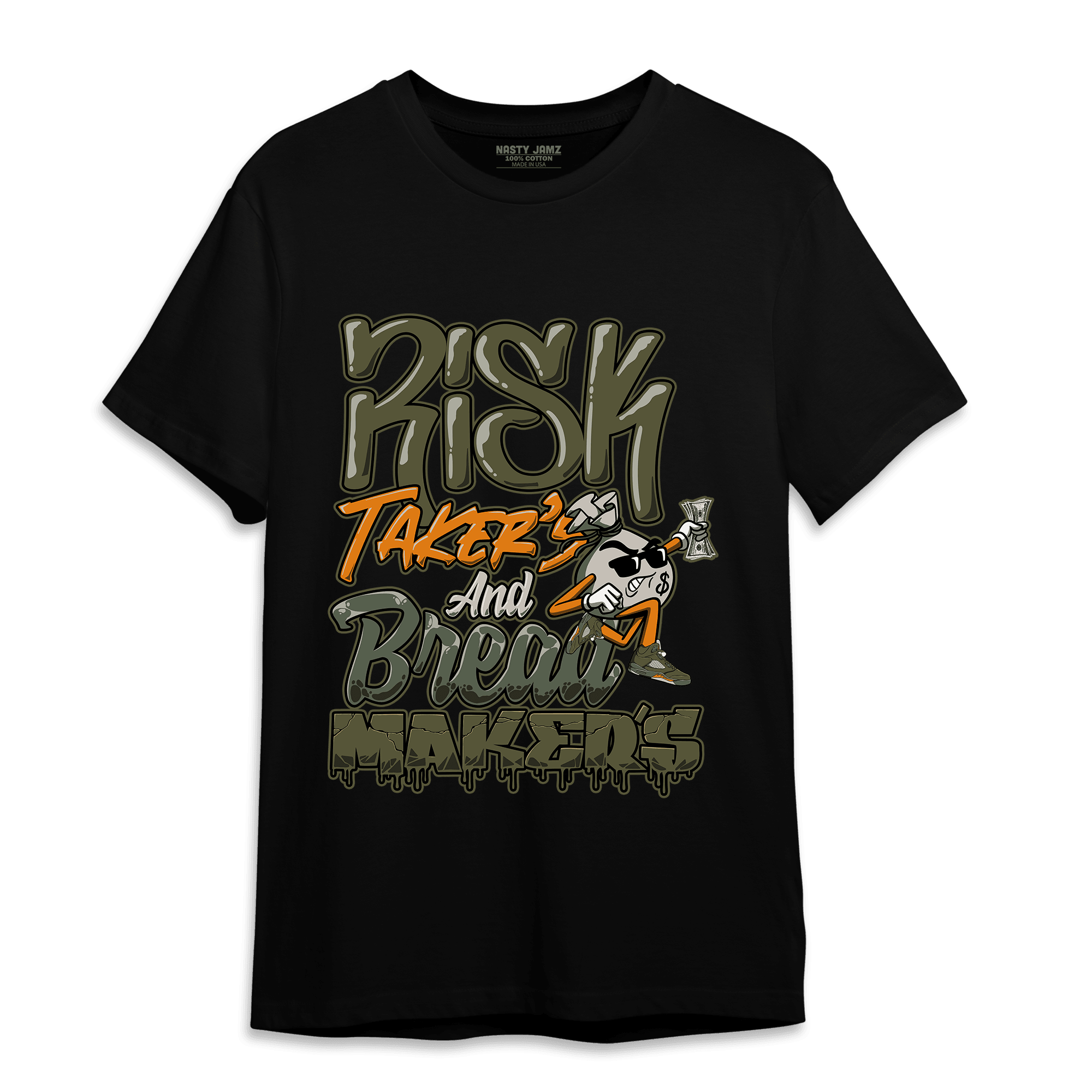 Olive 5s T Shirt Match Making Our Bread - NastyJamz