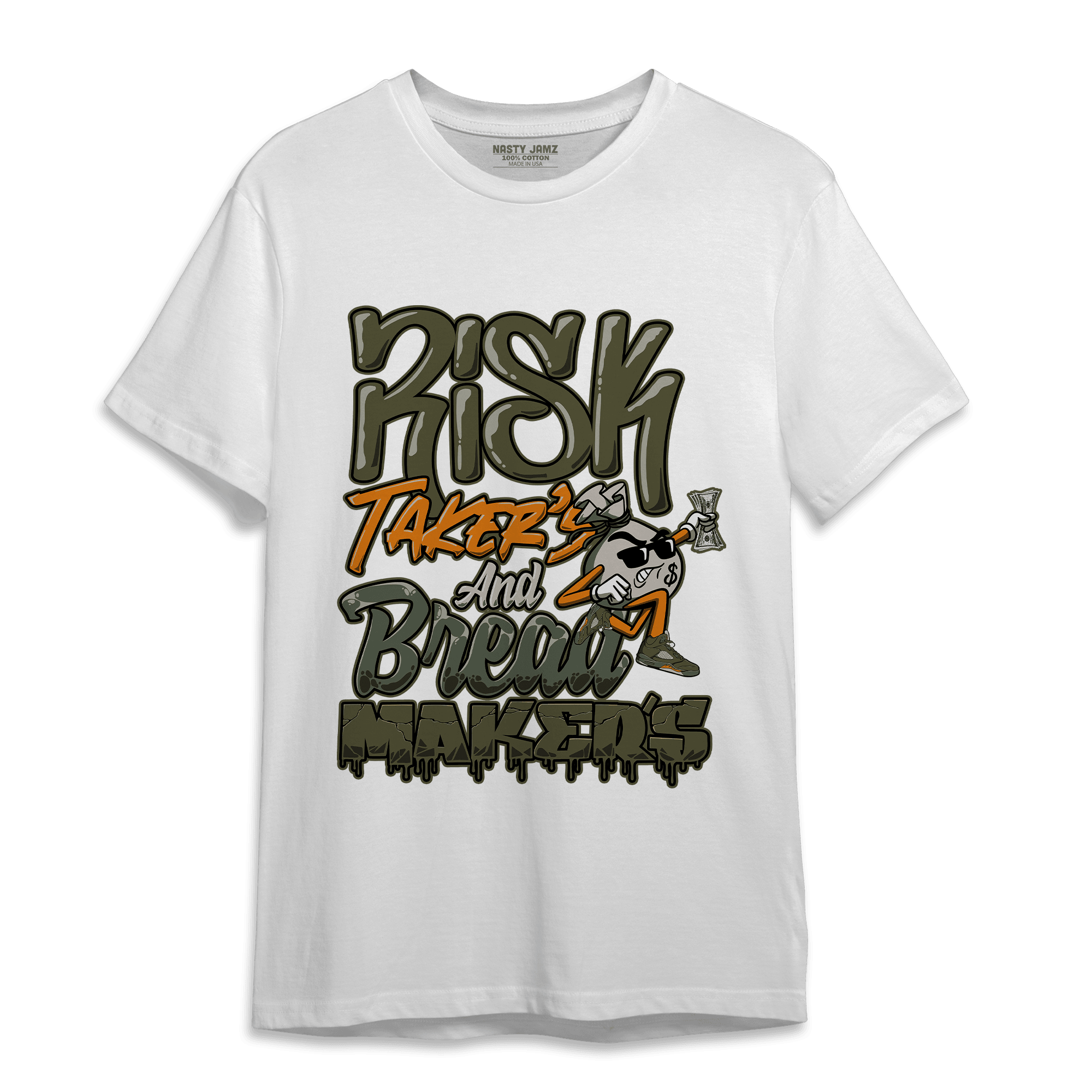 Olive 5s T Shirt Match Making Our Bread - NastyJamz