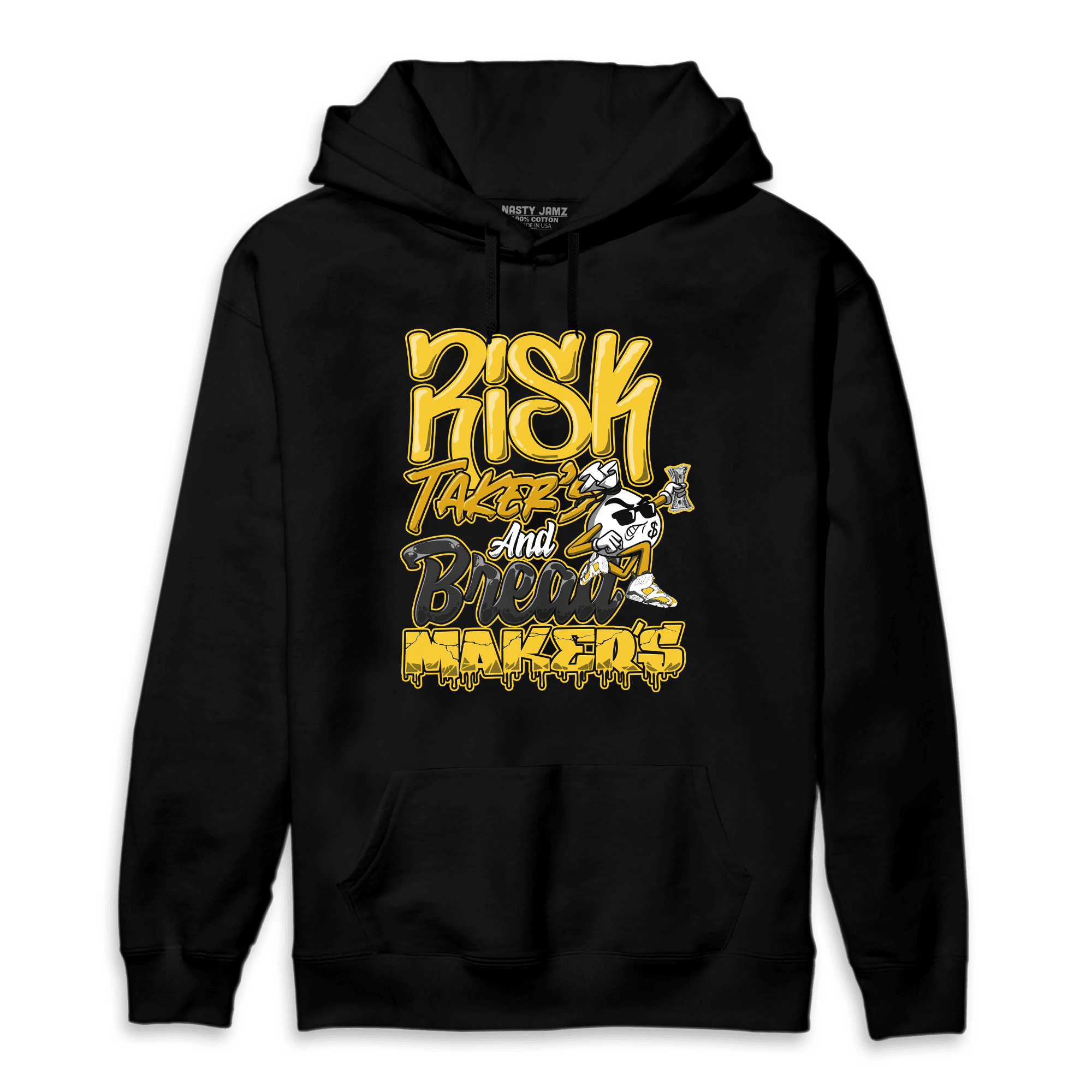 Yellow Ochre 6s Hoodie Match Making Our Bread - NastyJamz