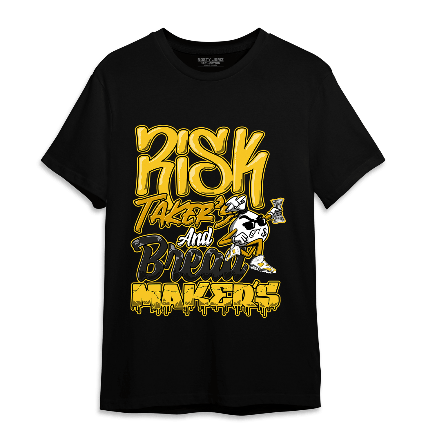 Yellow Ochre 6s T Shirt Match Making Our Bread - NastyJamz