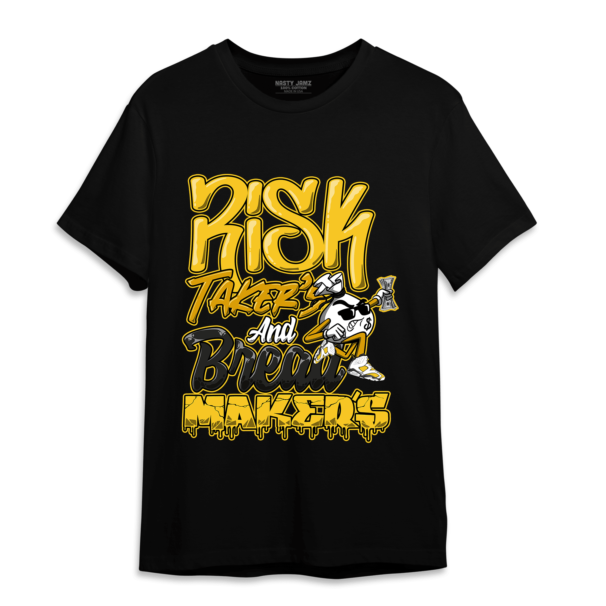Yellow Ochre 6s T Shirt Match Making Our Bread - NastyJamz