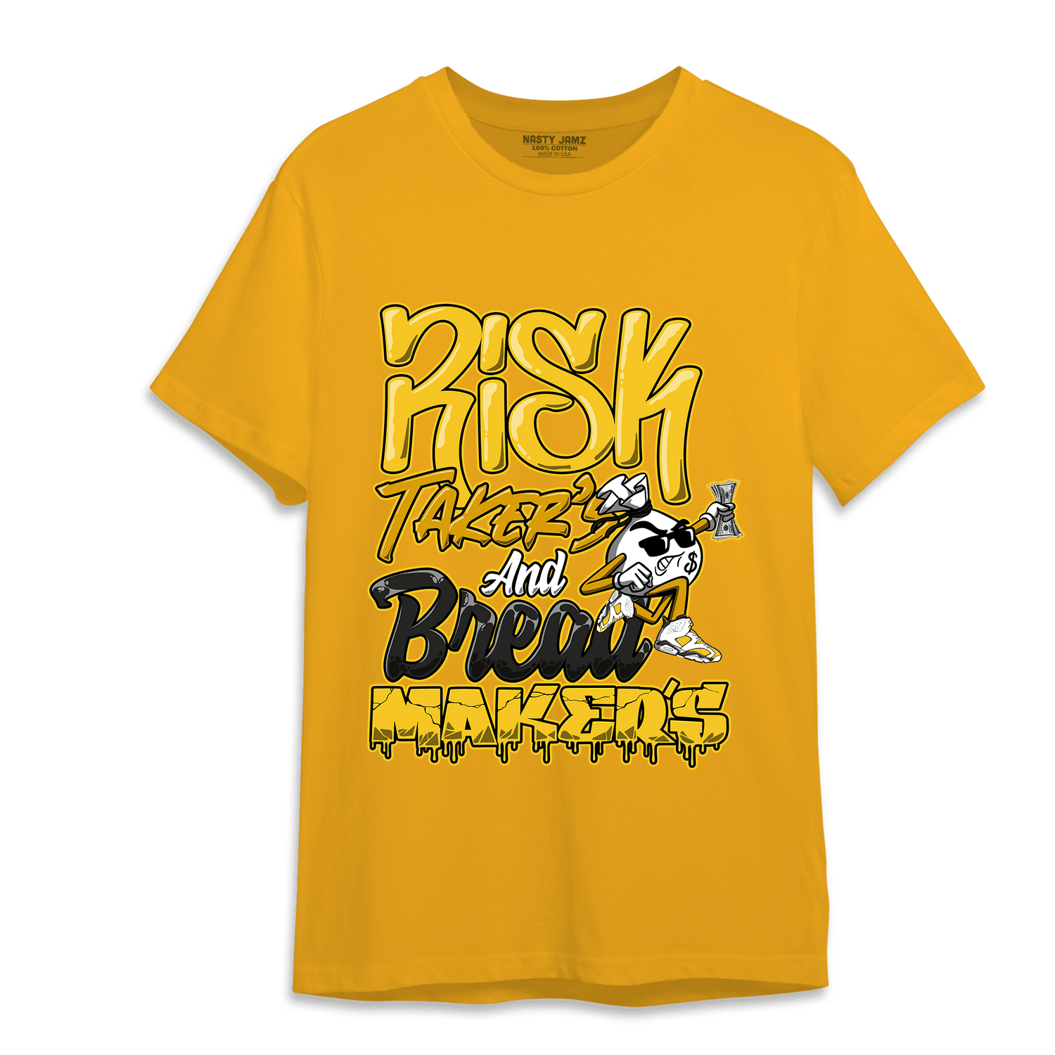 Yellow Ochre 6s T Shirt Match Making Our Bread - NastyJamz