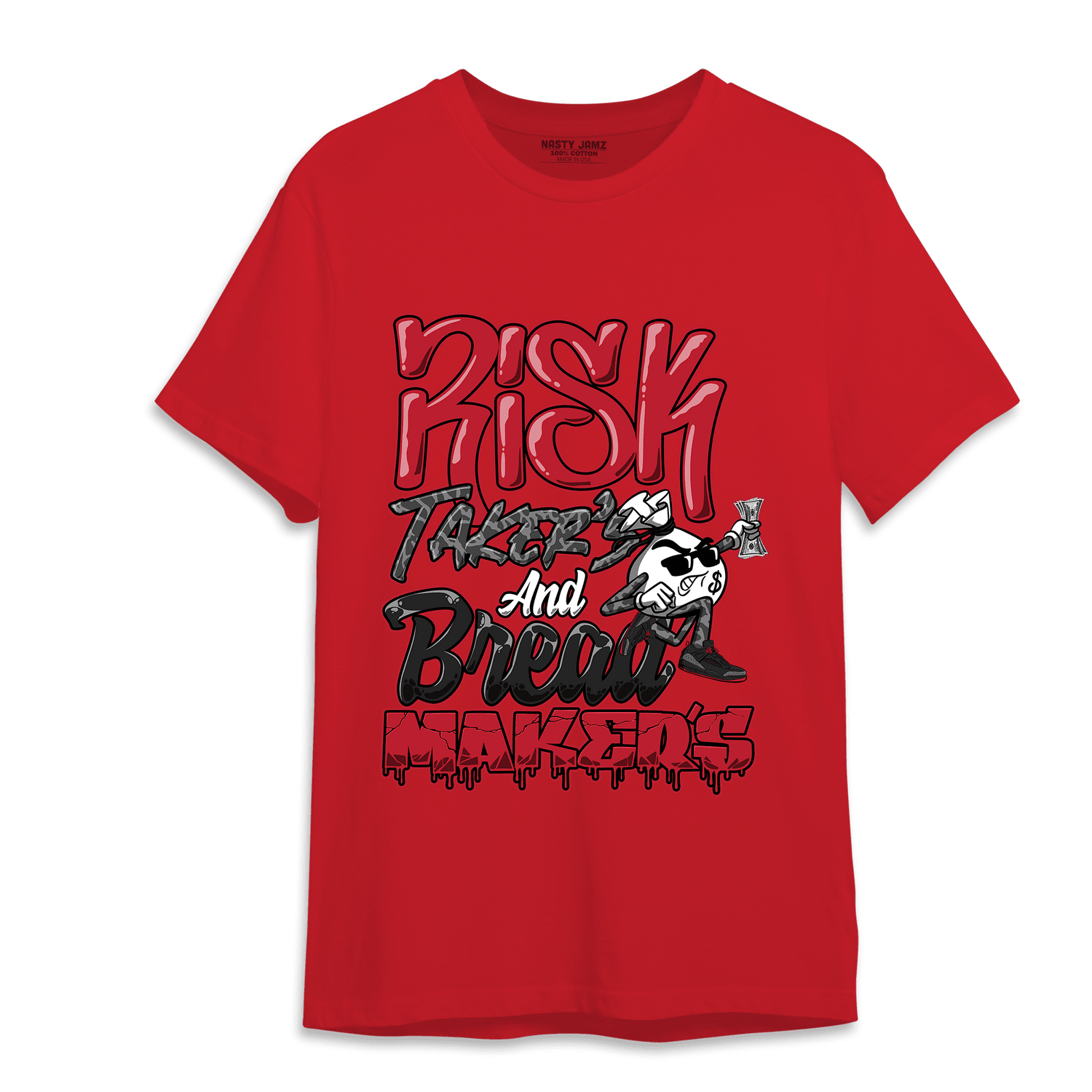 Spizike Low Bred T Shirt Match Making Our Bread - NastyJamz