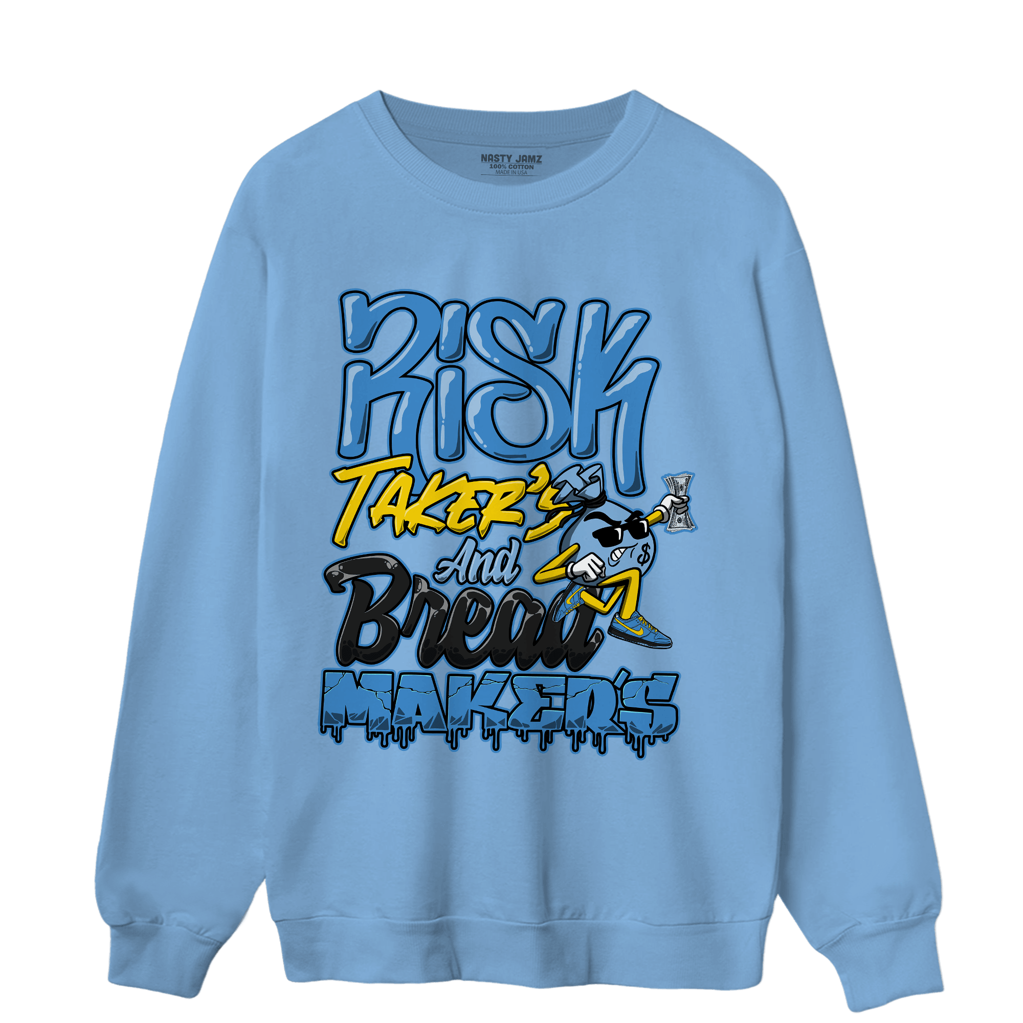 SB Dunk Bubbles Sweatshirt Match Making Our Bread - NastyJamz