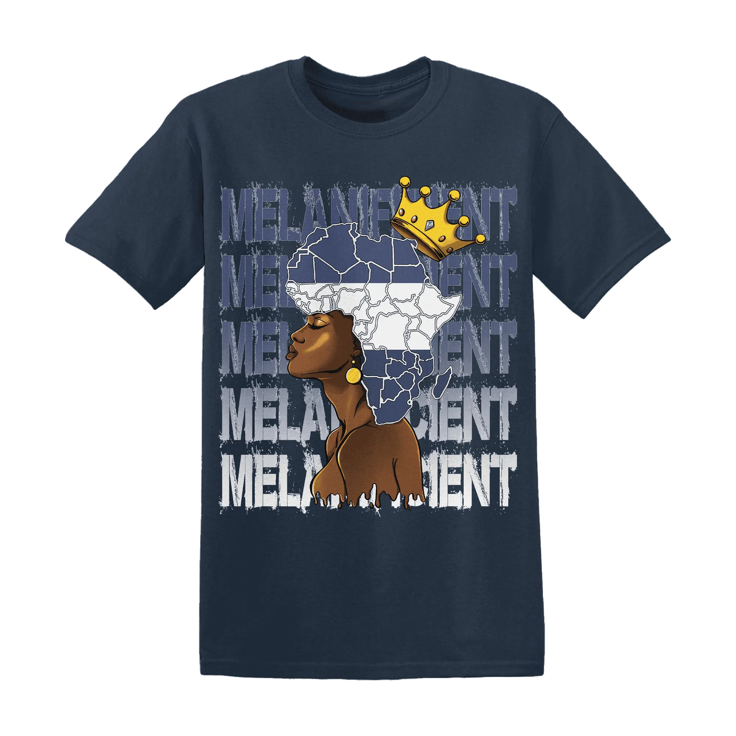 Low-Diffused-Blue-11s-T-Shirt-Match-Melanificient