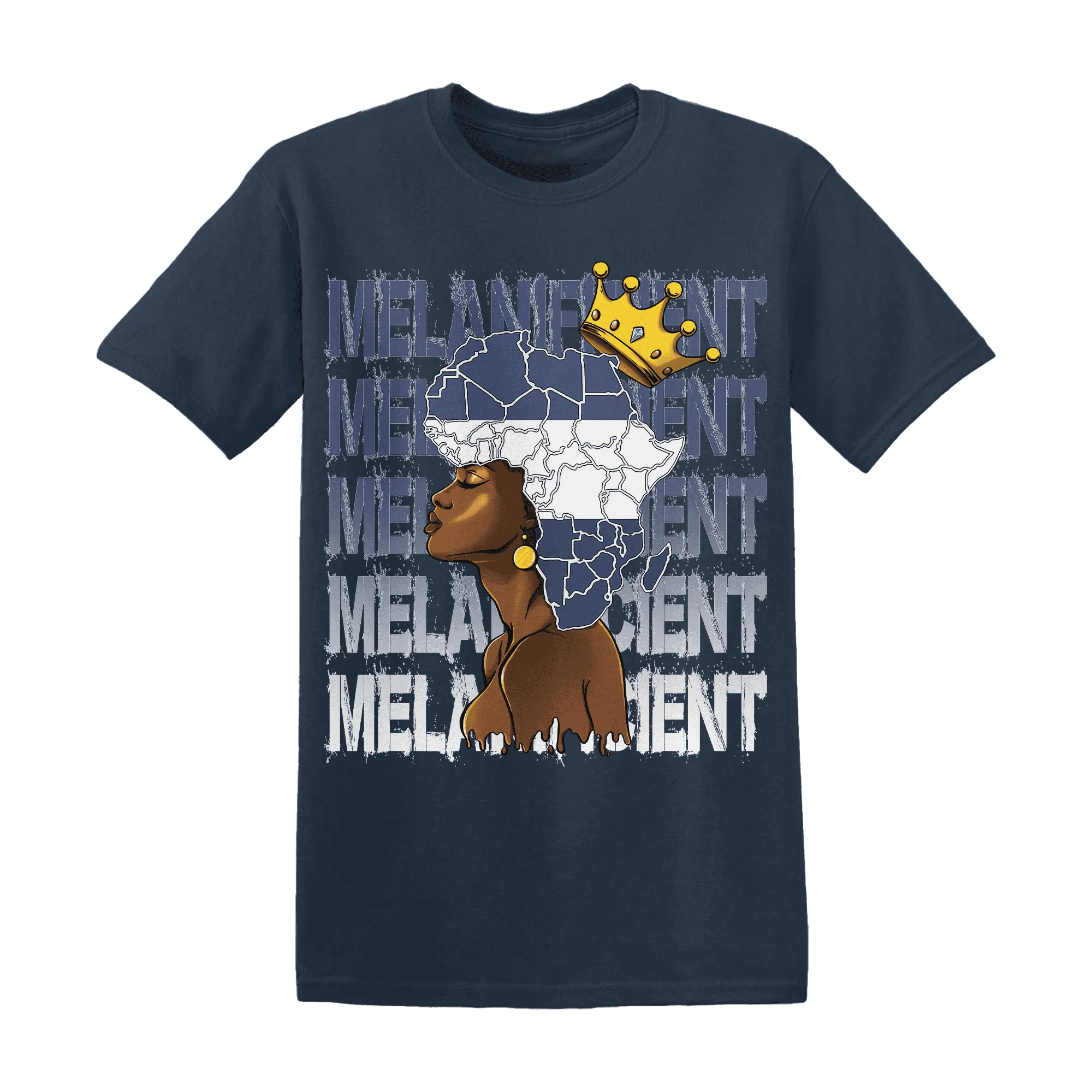 Low-Diffused-Blue-11s-T-Shirt-Match-Melanificient