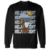 Mid Diffused Blue Grey 1s Sweatshirt Match Melanificient - NastyJamz