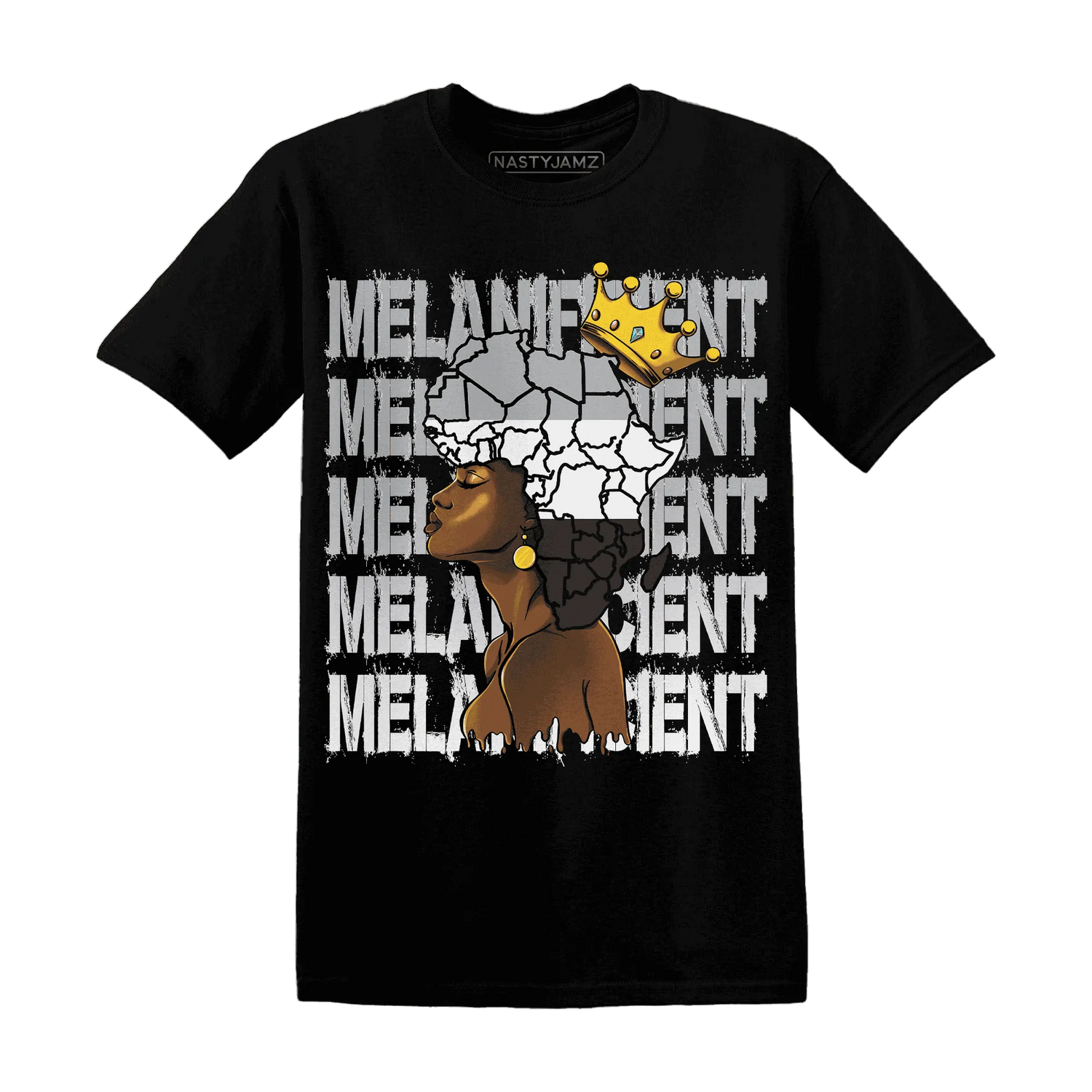Wolf-Grey-1s-T-Shirt-Match-Melanificient