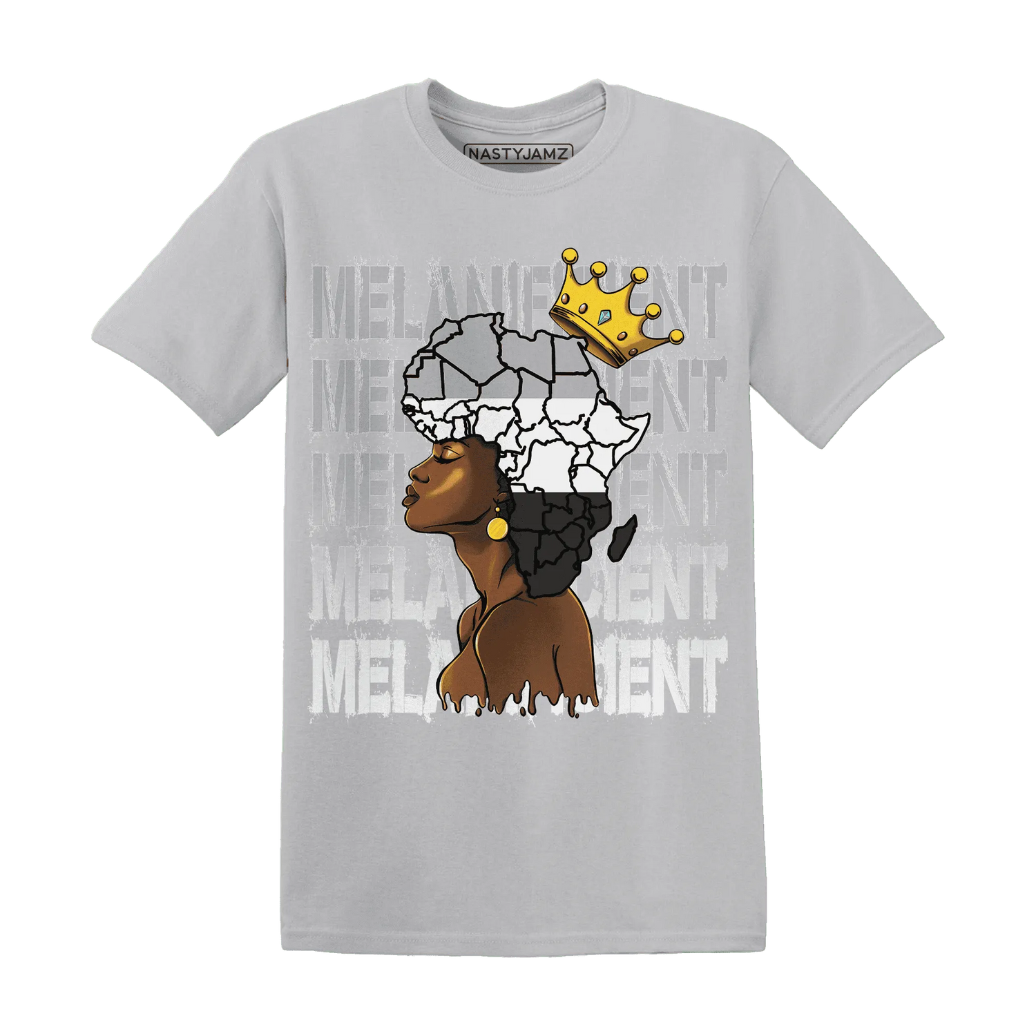 Wolf-Grey-1s-T-Shirt-Match-Melanificient