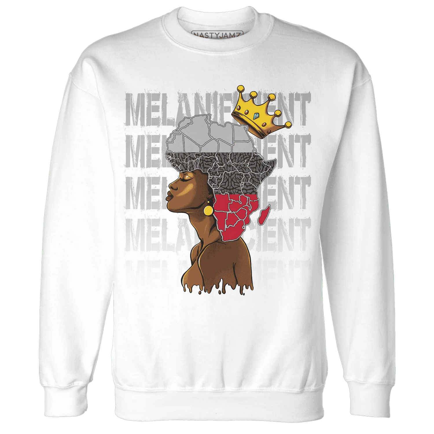 Cement-Grey-3s-Sweatshirt-Match-Melanificient