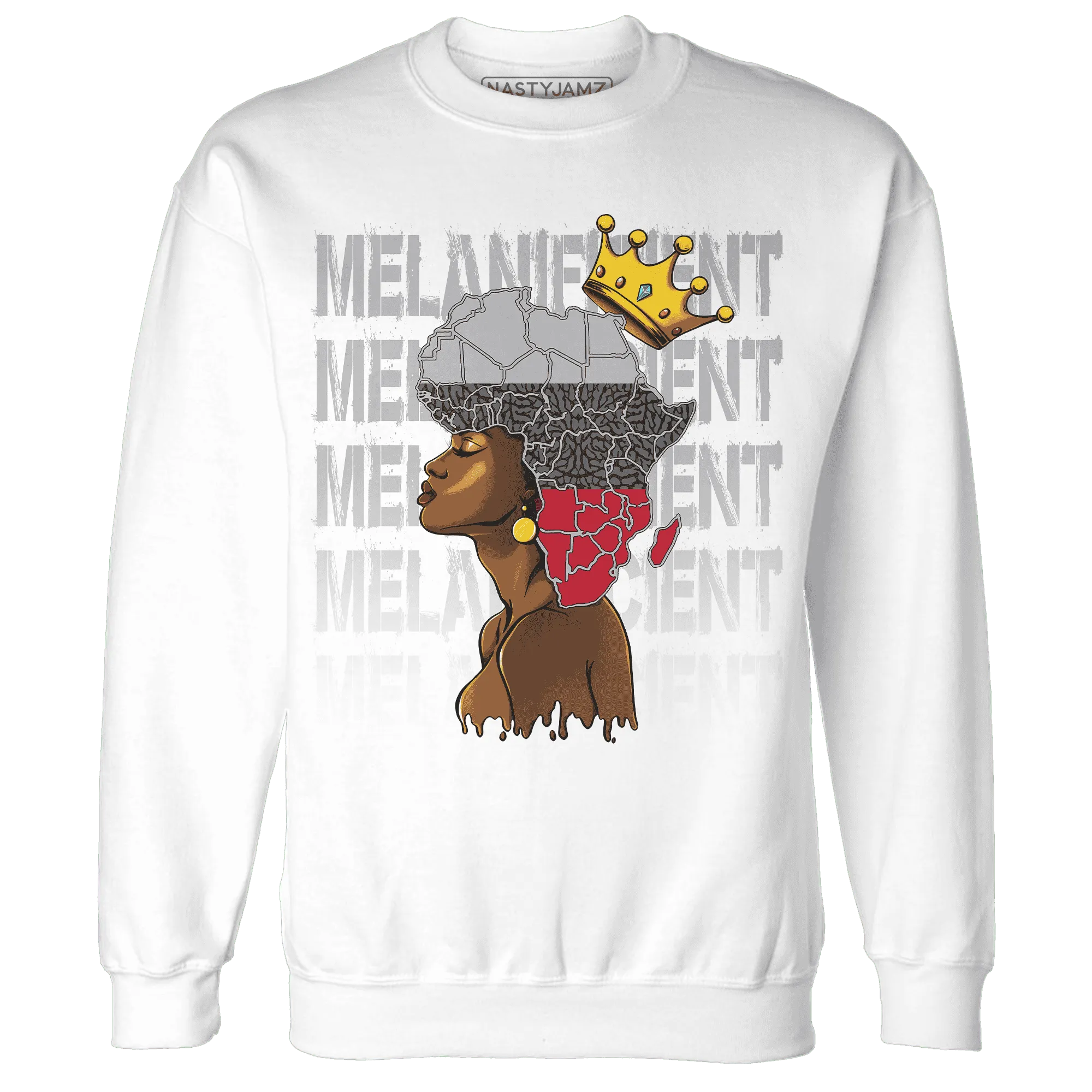 Cement-Grey-3s-Sweatshirt-Match-Melanificient