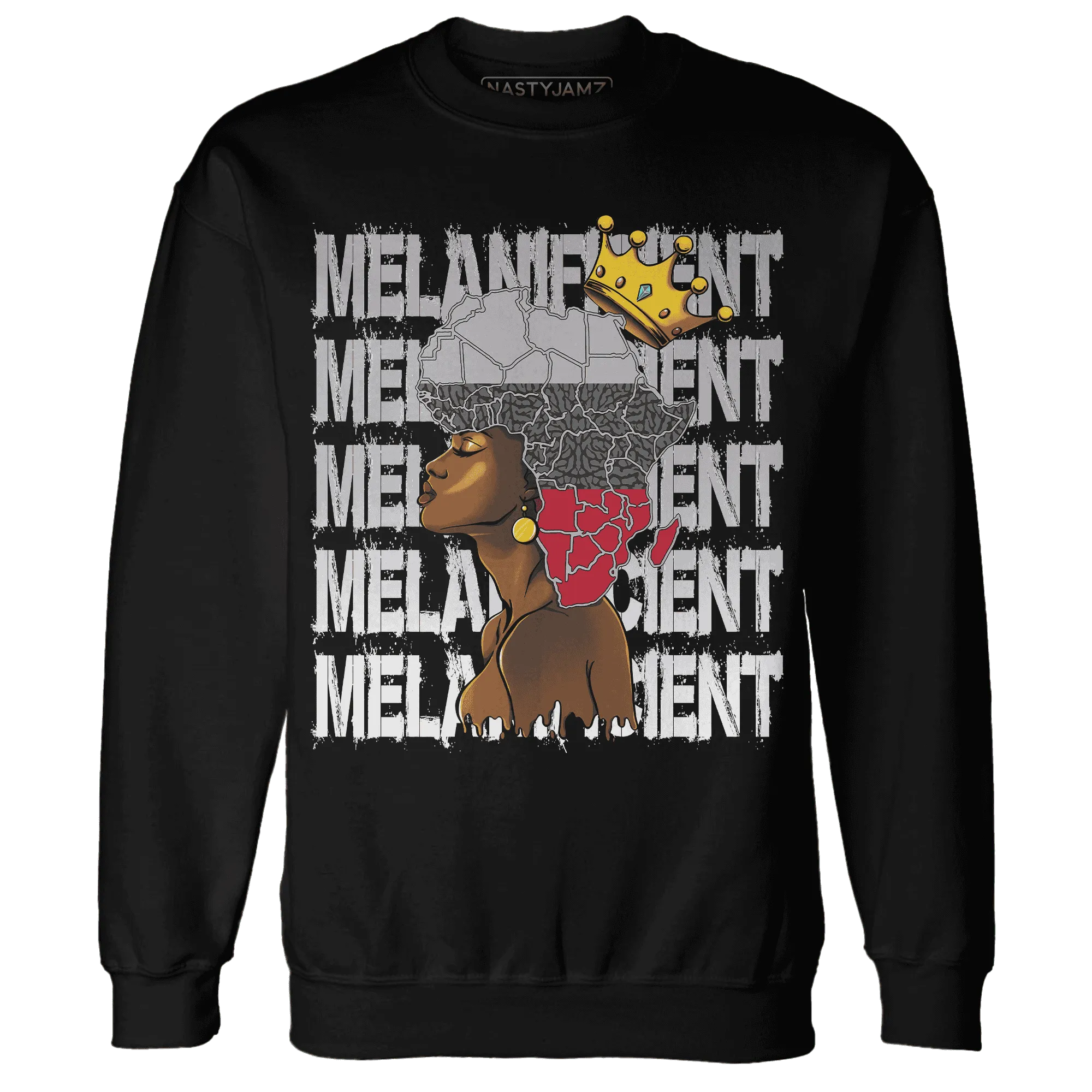 Cement-Grey-3s-Sweatshirt-Match-Melanificient