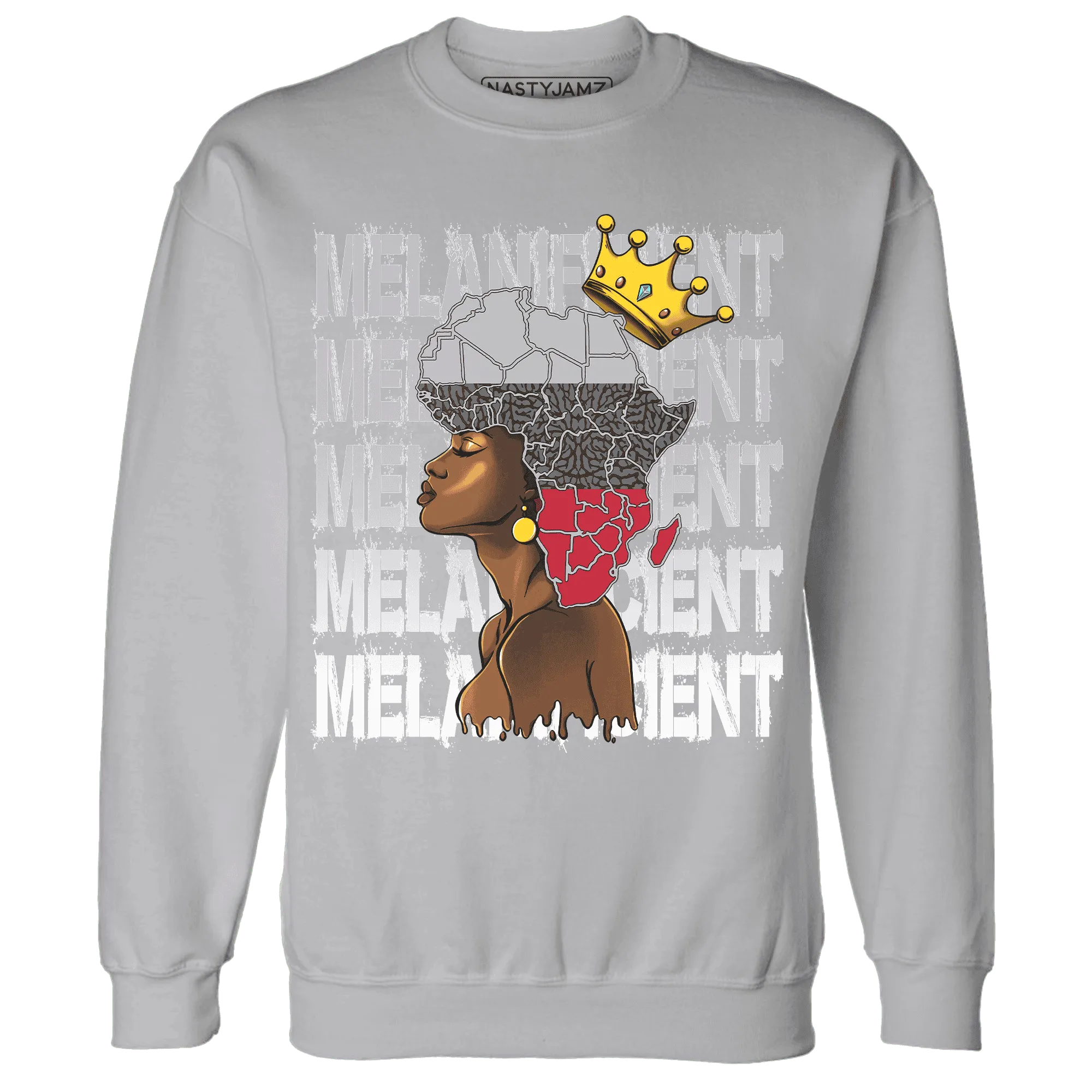 Cement-Grey-3s-Sweatshirt-Match-Melanificient