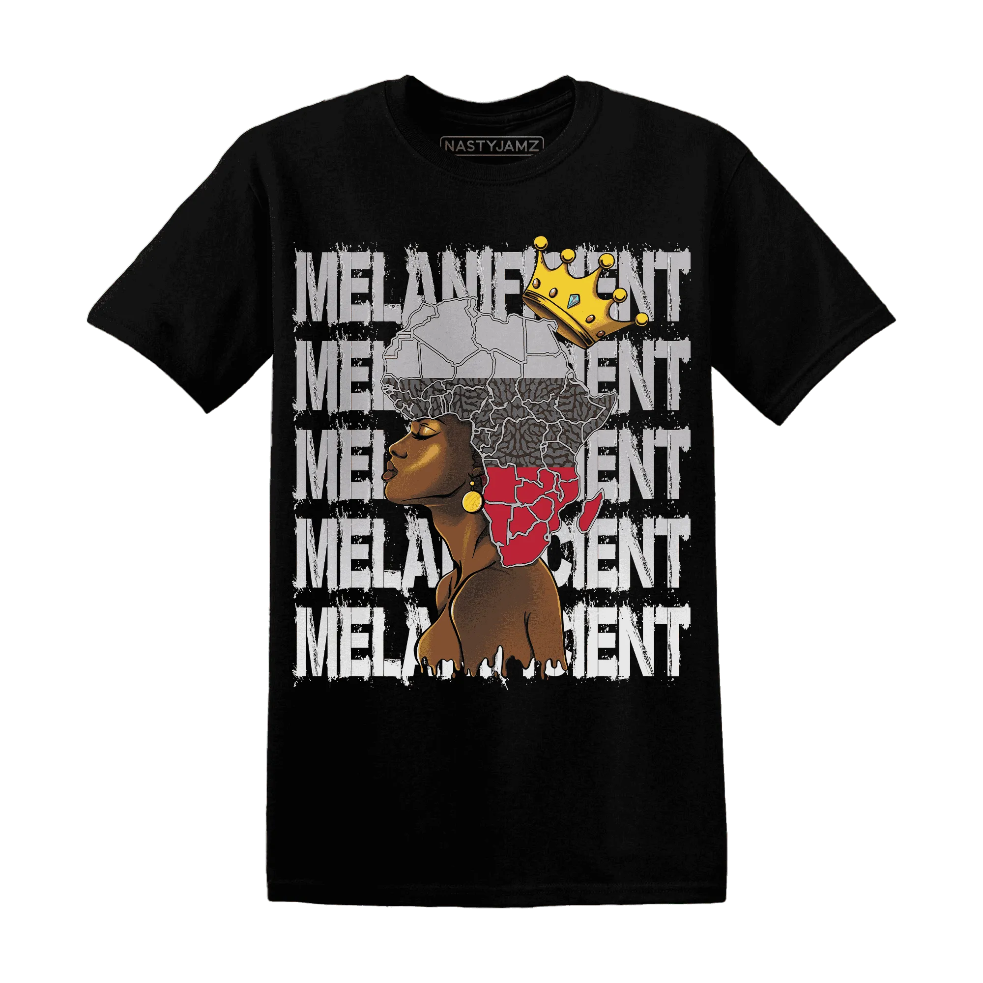 Cement-Grey-3s-T-Shirt-Match-Melanificient