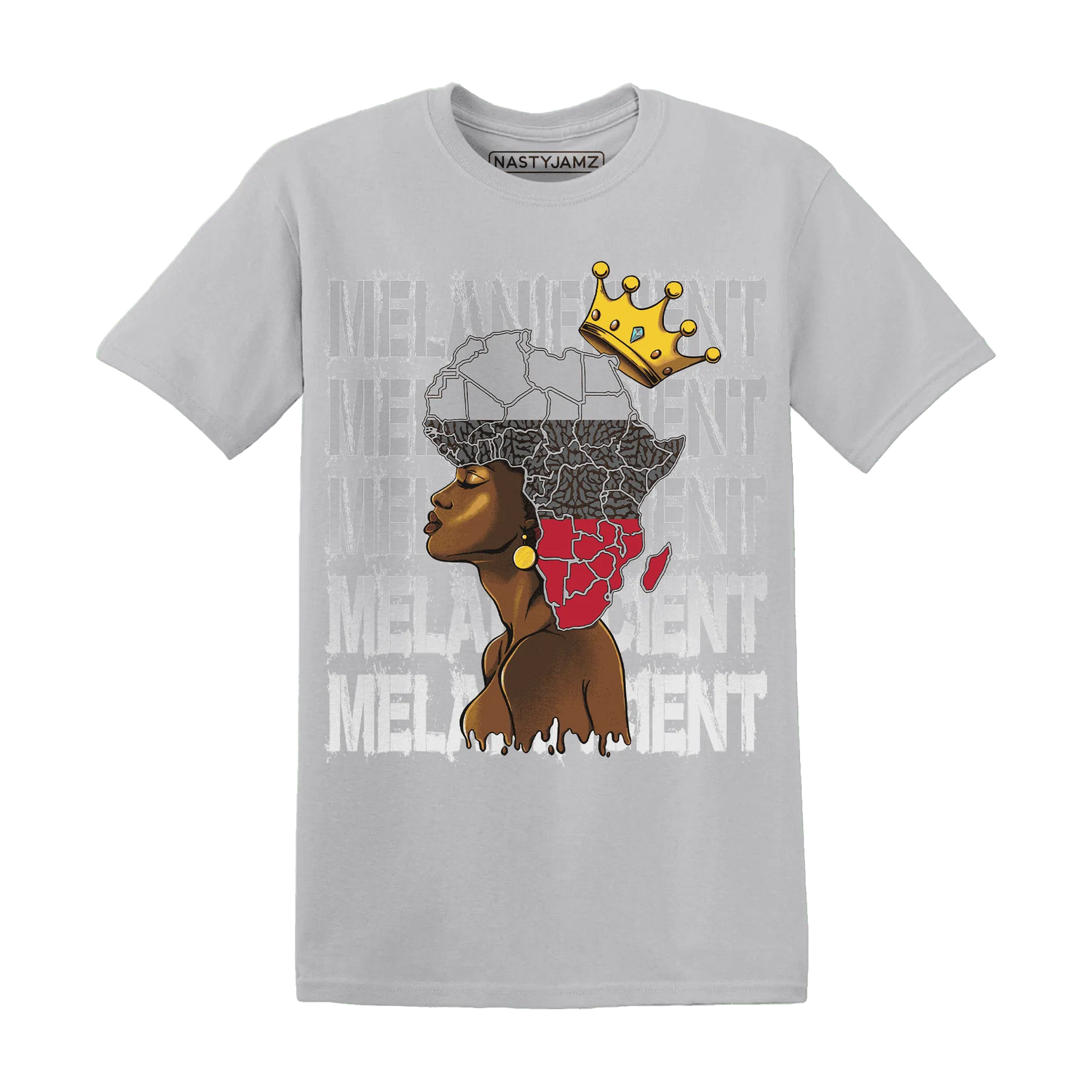 Cement-Grey-3s-T-Shirt-Match-Melanificient