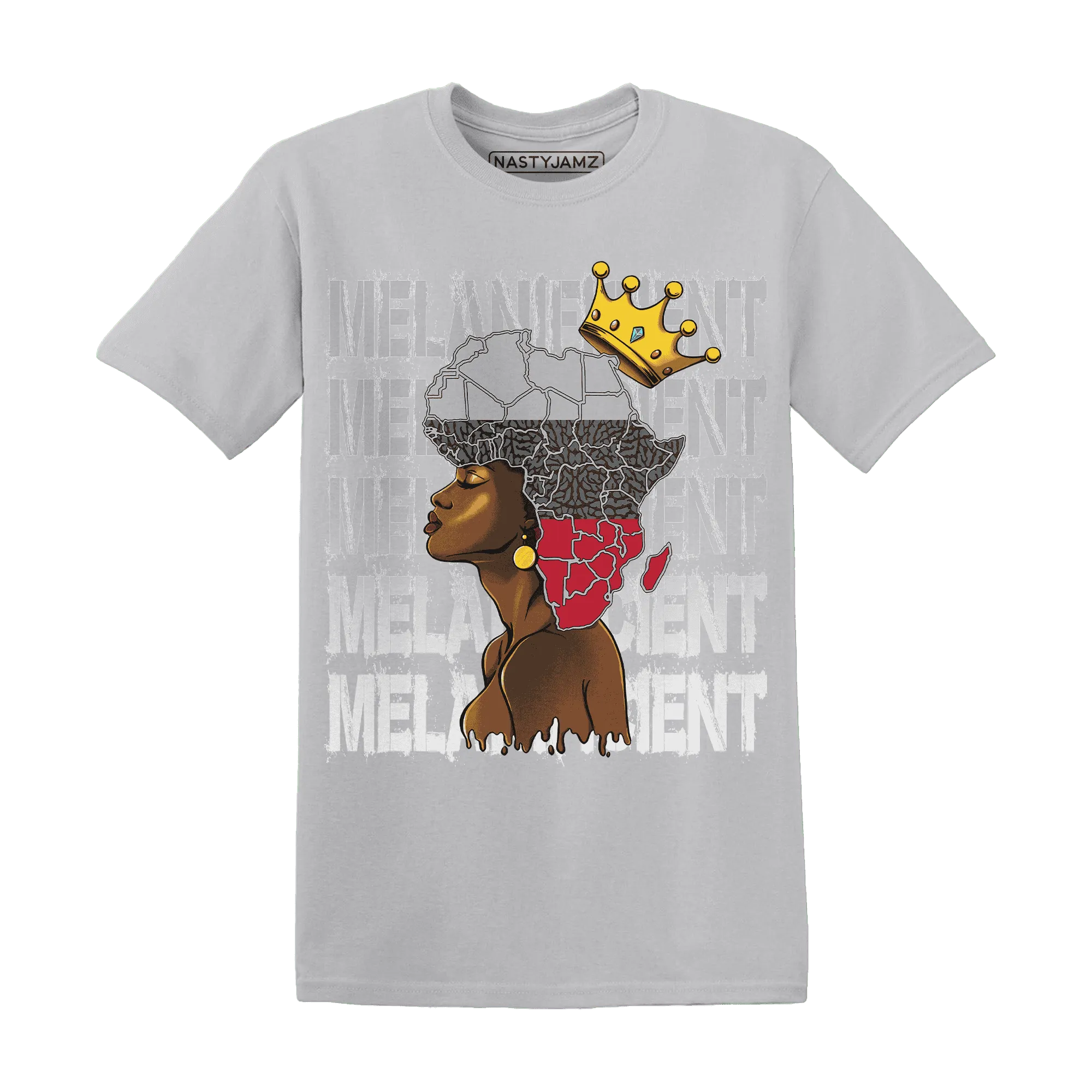 Cement-Grey-3s-T-Shirt-Match-Melanificient