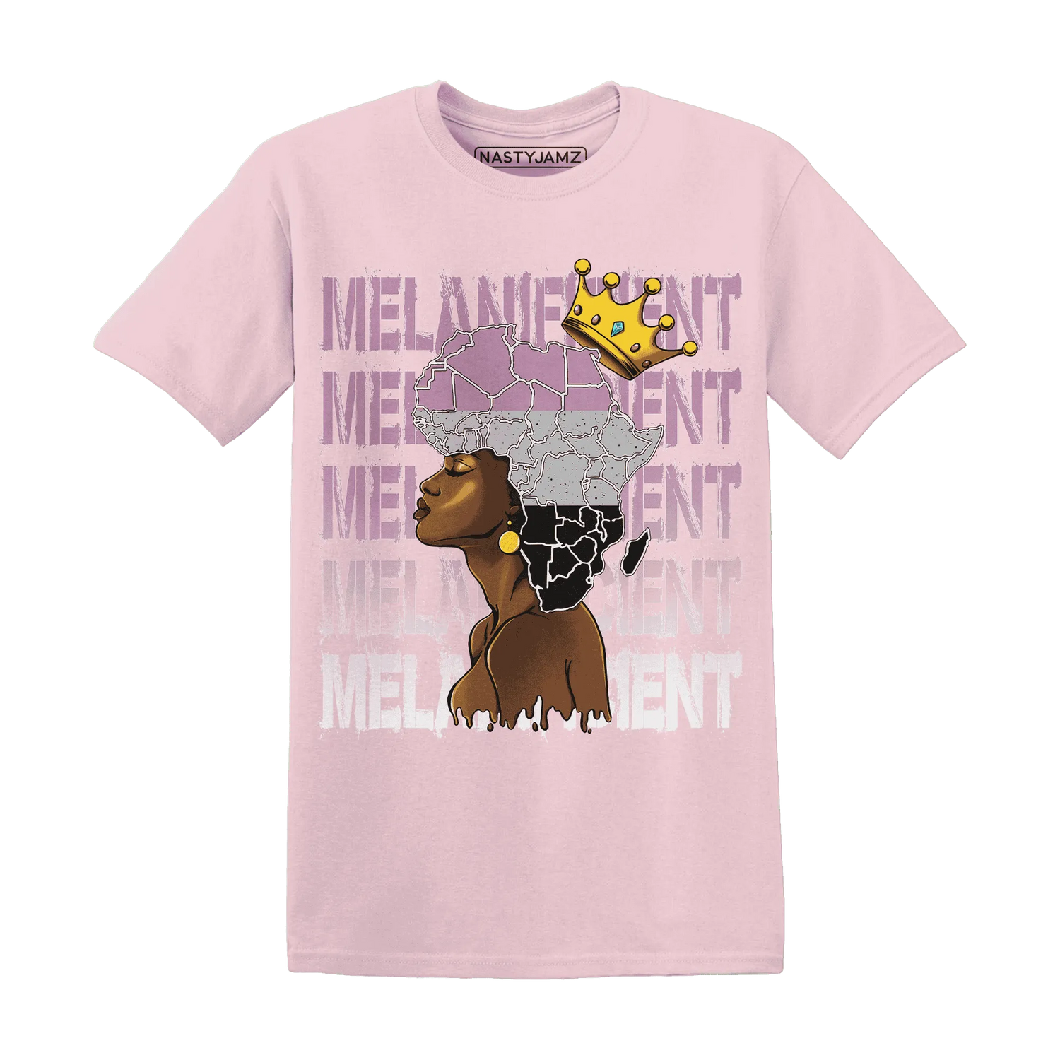 Orchid-Neutral-Grey-Black-White-4s-NastyJamz-T-Shirt-Match-Melanificient