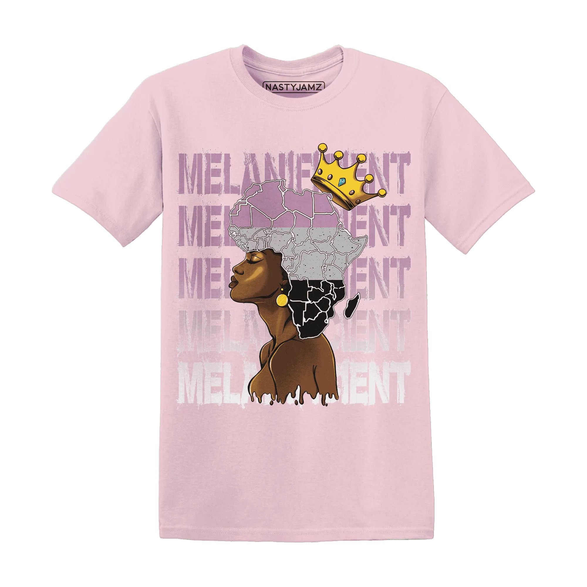 Orchid-Neutral-Grey-Black-White-4s-NastyJamz-T-Shirt-Match-Melanificient