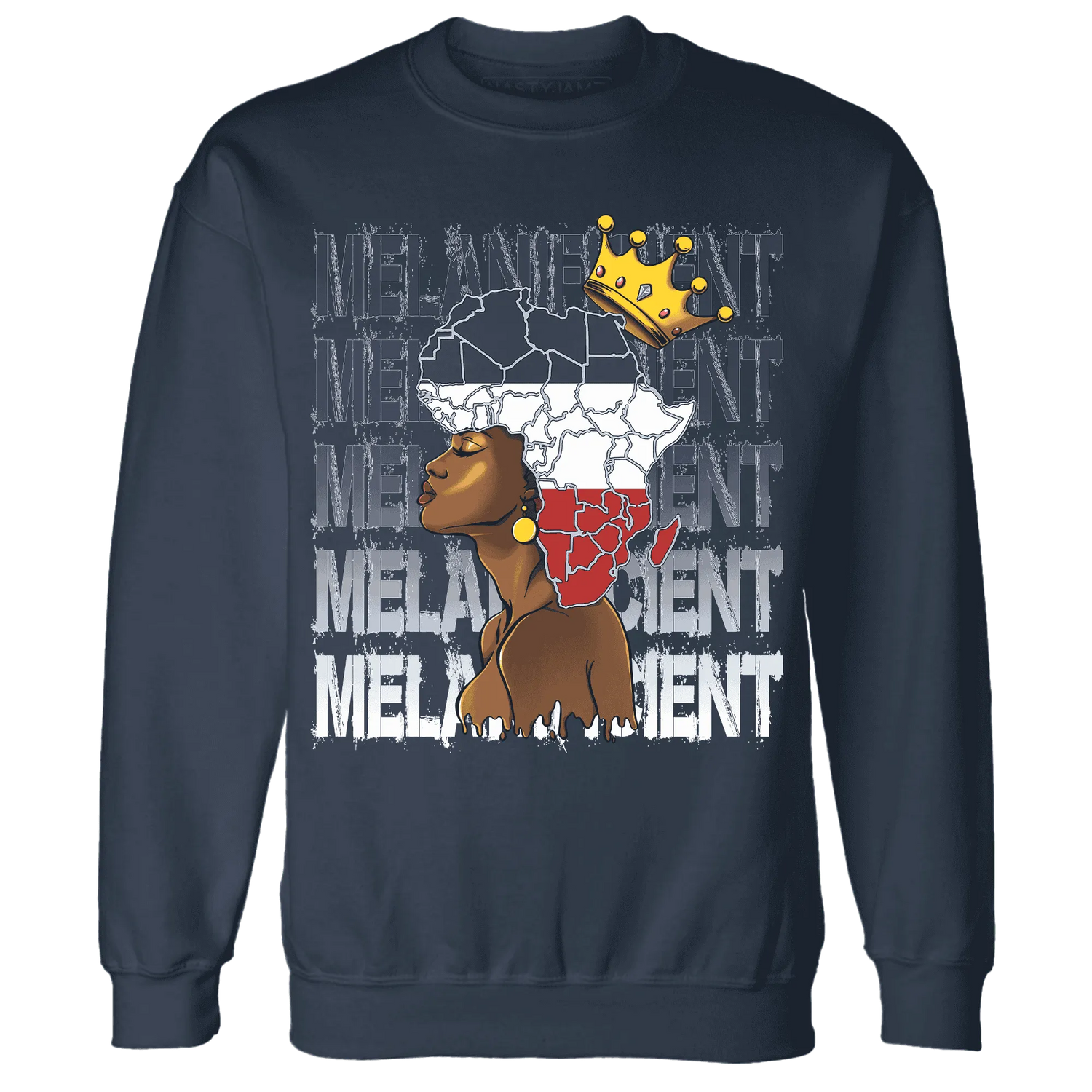 White-Navy-6s-Sweatshirt-Match-Melanificient
