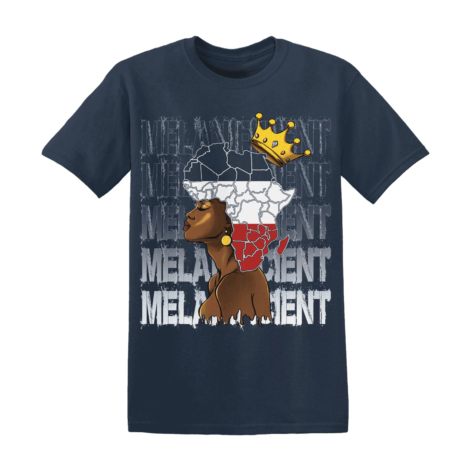 White-Navy-6s-T-Shirt-Match-Melanificient