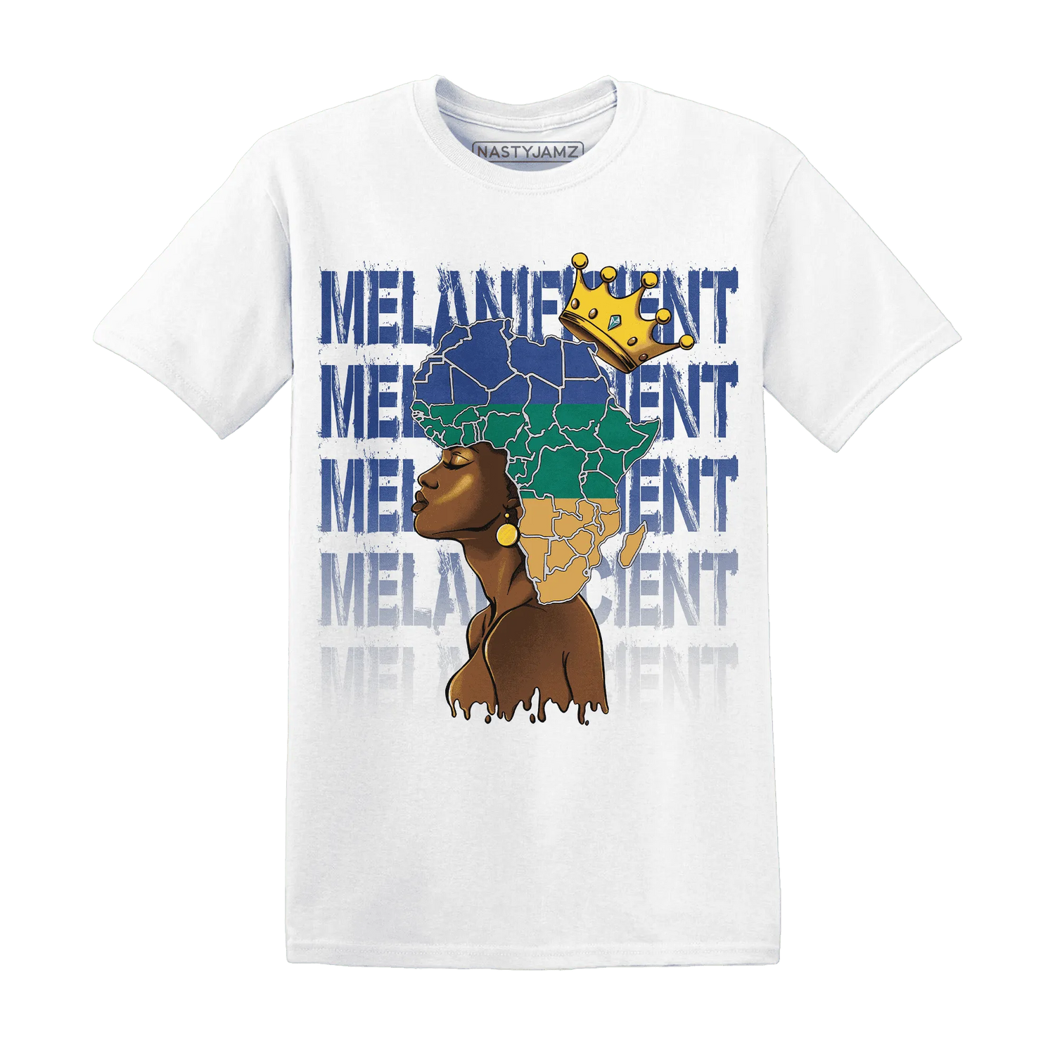 Dunk-Hyper-Royal-Malachite-NastyJamz-T-Shirt-Match-Melanificient